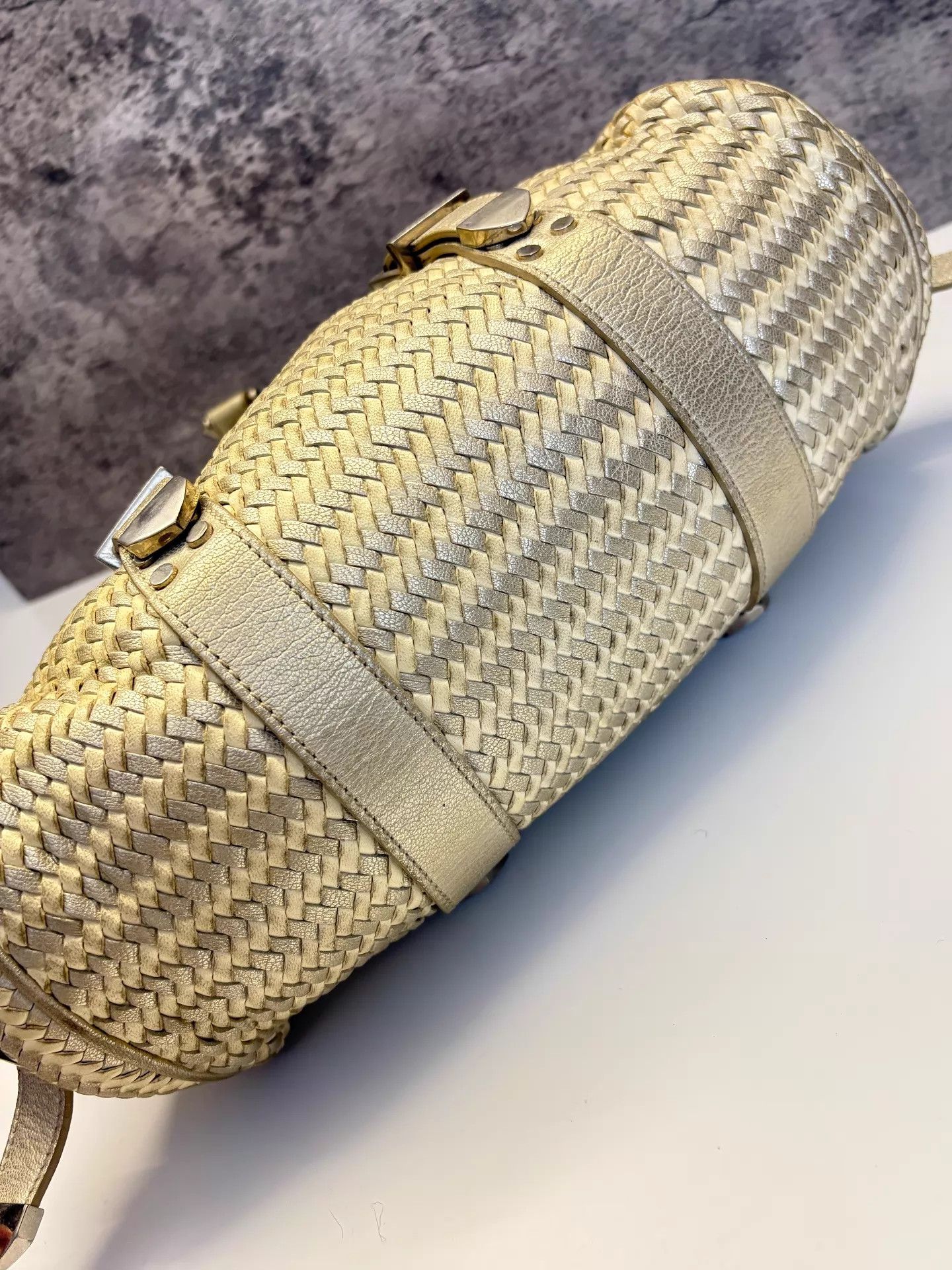 Versace Versace 2005 Medusa Gold Coin Frog Mouth Bag Wmn Size ONE SIZE - 7 Thumbnail
