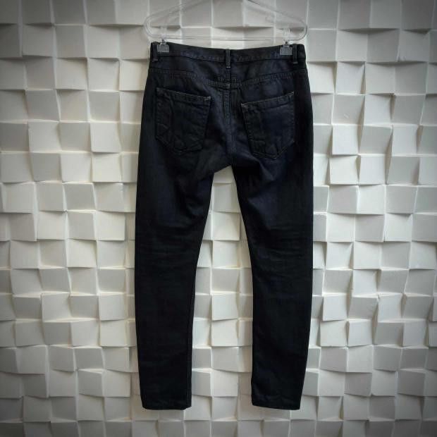 Rick Owens Drkshdw O&M Rick Owens ss14 vicious black mineral waxed detroit cut Size US 29 - 3 Thumbnail