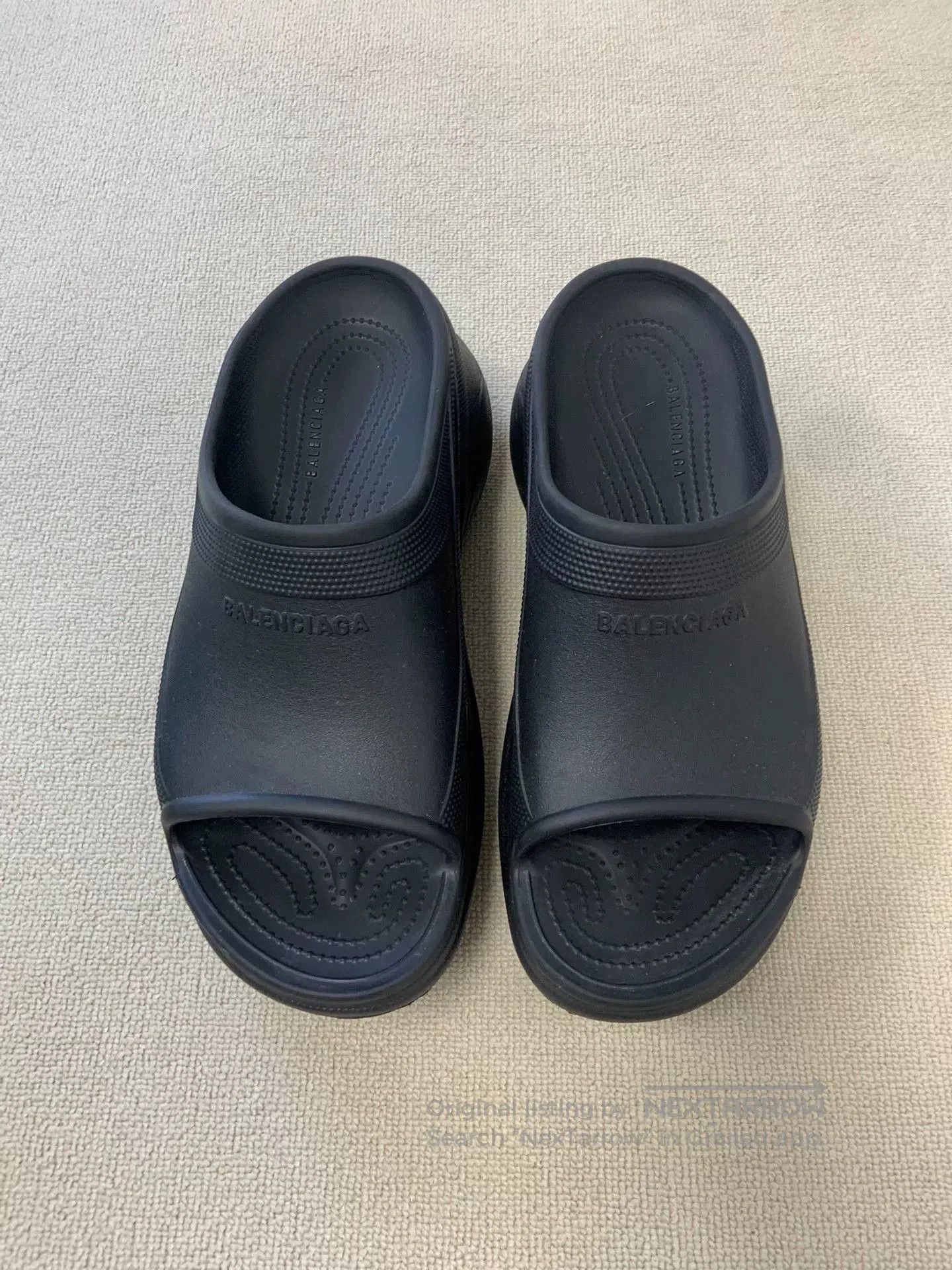 Balenciaga Crocs x Balenciaga Platform Slide Sandals. Size US 11.5 / IT 41.5 - 1 Thumbnail