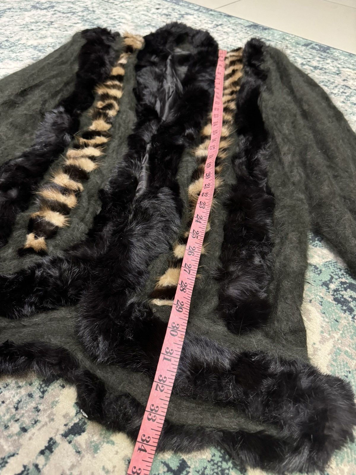 Designer CHRISTIAN GEORGES ANGORA FUR JACKET Size US L / EU 52-54 / 3 - 3 Thumbnail