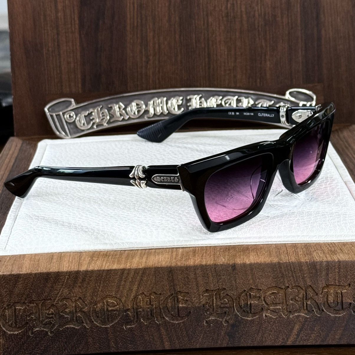 Chrome Hearts Chrome Hearts Cliterally 1/1 Sunglasses Size ONE SIZE - 4 Thumbnail