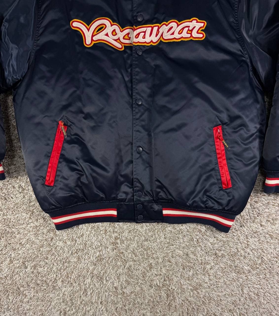 Rocawear Rocawear Vintage Y2K Bomber Jacket Big Logo Hip Hop Size US XXL / EU 58 / 5 - 3 Thumbnail