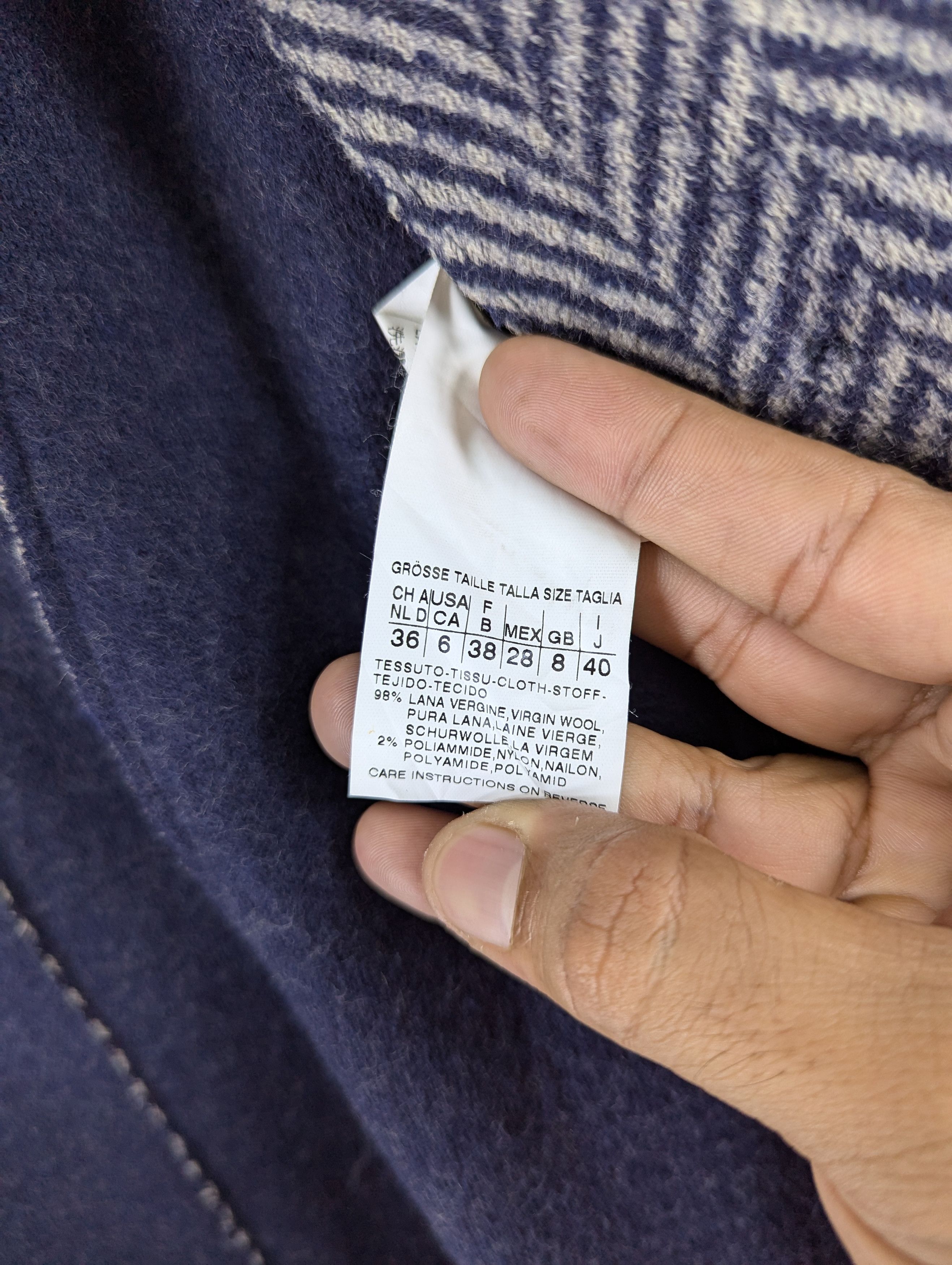 Max Mara Max Mara Weekend Line Herringbone Coat Jacket With Belted Size S / US 4 / IT 40 - 17 Thumbnail