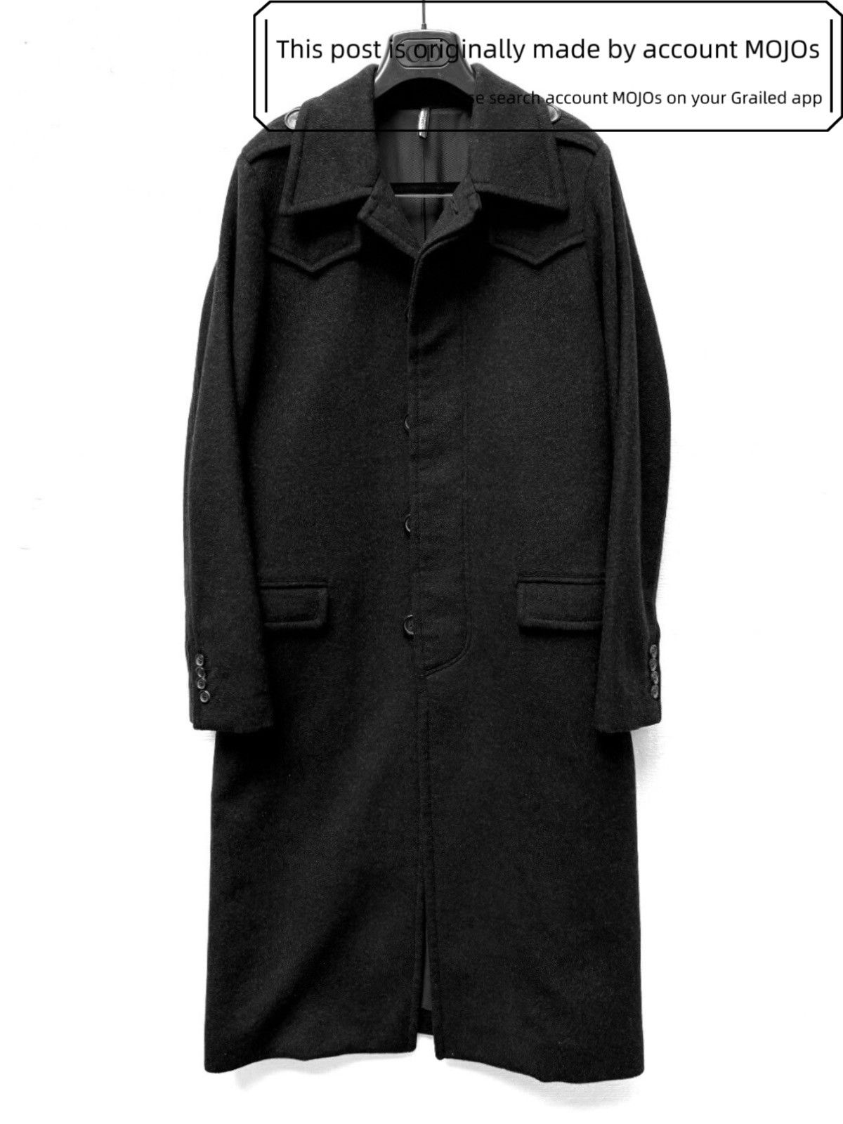 Dior × Hedi Slimane 2006AW Dior Homme Cashmere Wool Pea Coat | Grailed