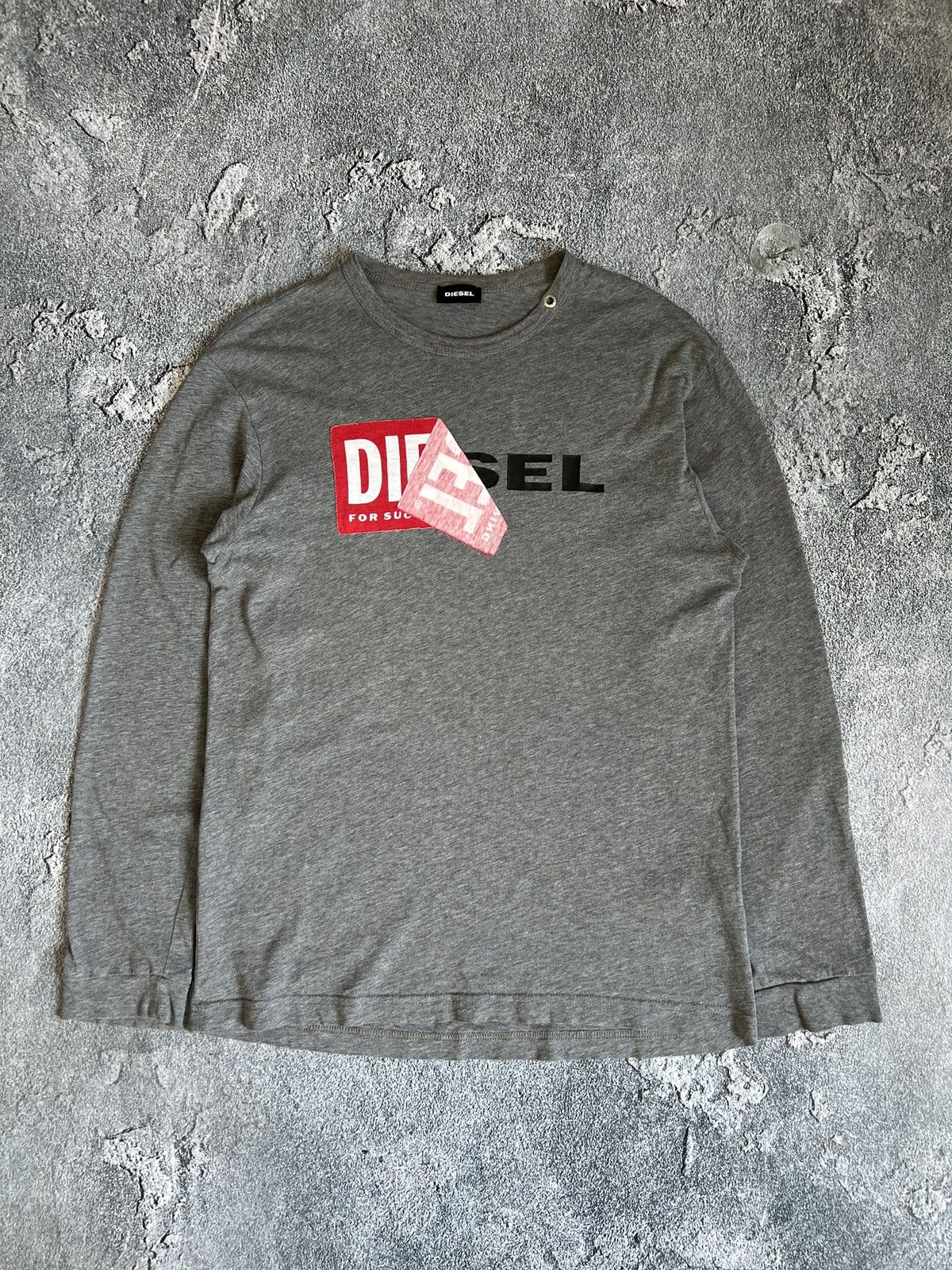 Diesel Diesel long sleeve big logo Size US S / EU 44-46 / 1 - 1 Thumbnail