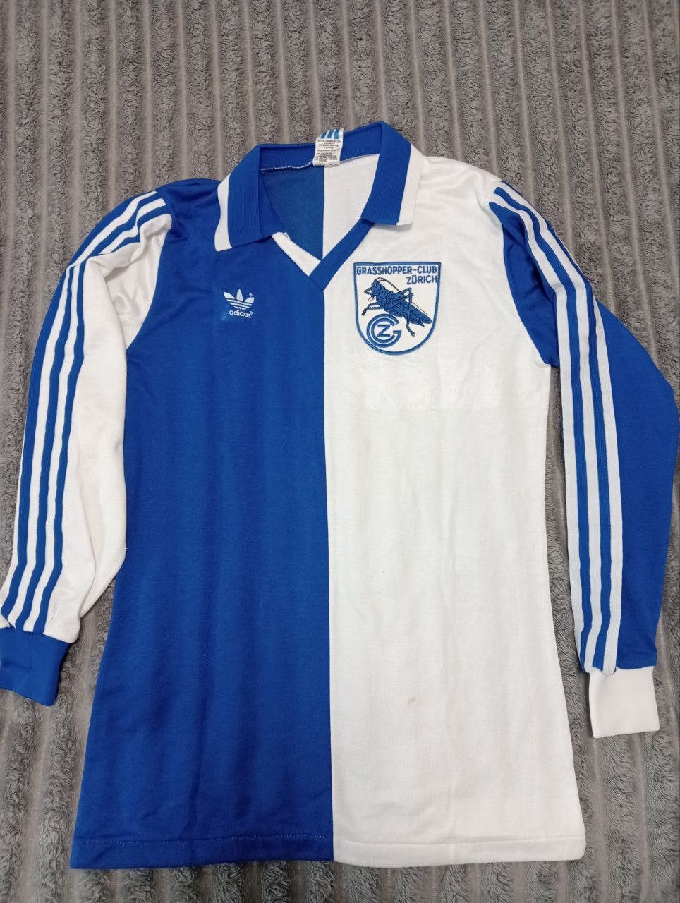 Adidas Grasshoppers Home football shirt 1980 - 1984 Rare Vintage Size US M / EU 48-50 / 2 - 1 Thumbnail