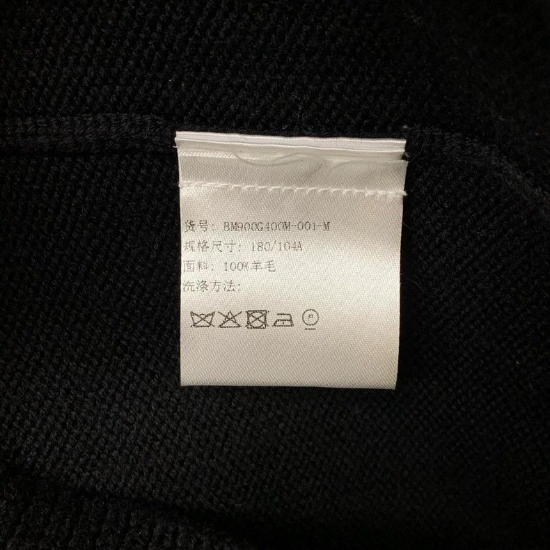 Givenchy Givenchy Black Color Blocked Knit Sweater M Size 100% Pure Size US M / EU 48-50 / 2 - 7 Thumbnail