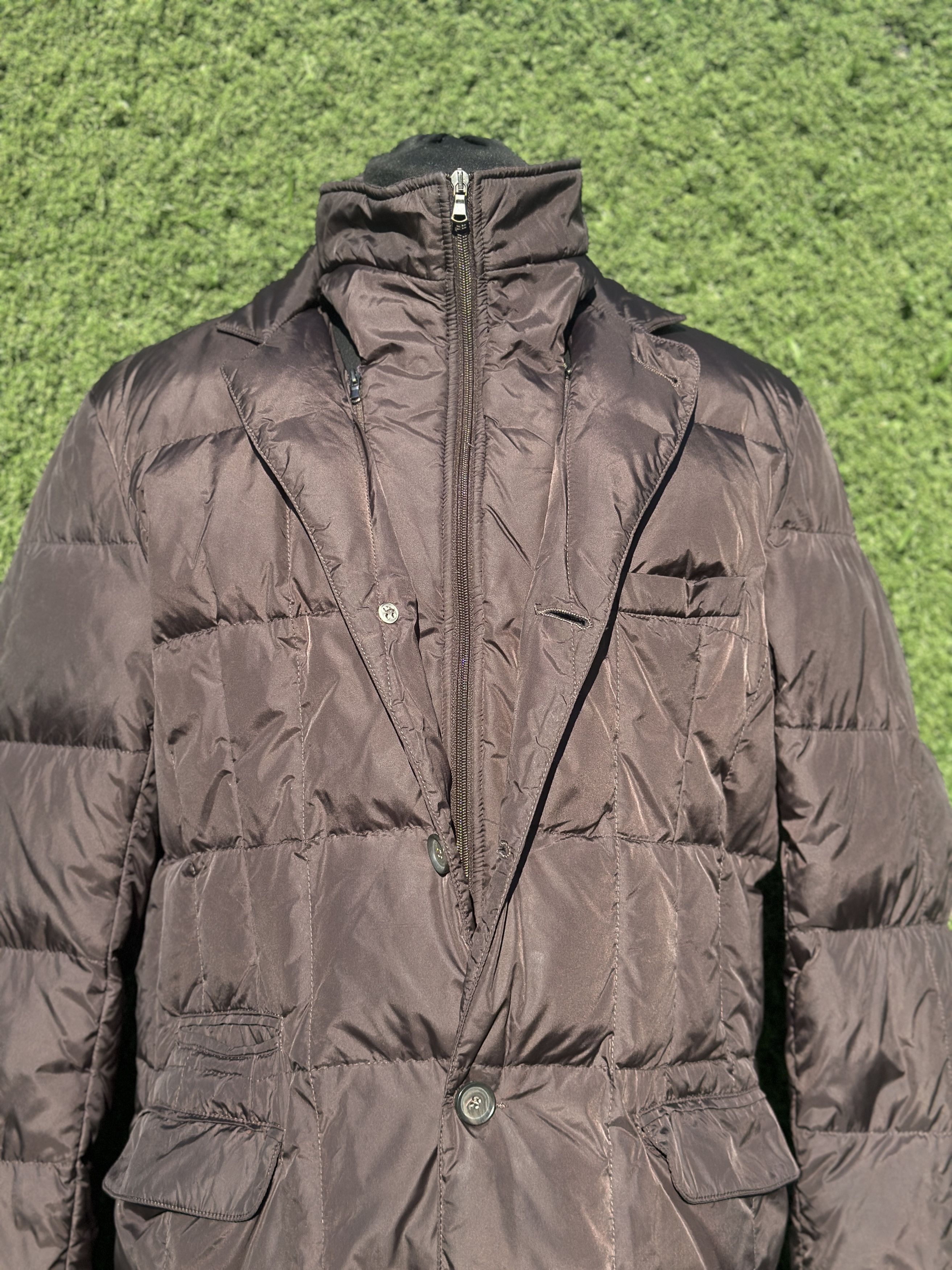 Eleventy Eleventy Quilted Goose Down Coat Overcoat Size L Size US L / EU 52-54 / 3 - 6 Thumbnail