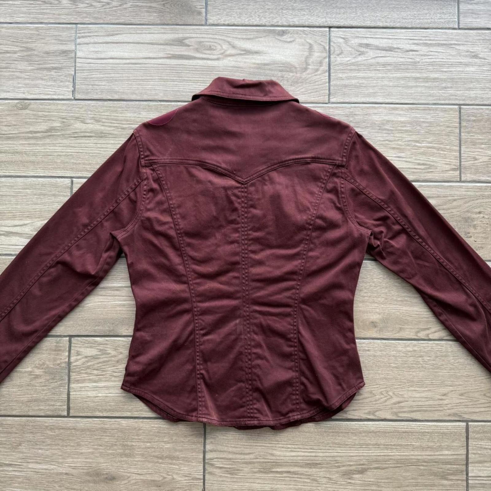 Guess Y2K Guess Jeans 00s Red Denim Jacket Size XL / US 12-14 / IT 48-50 - 2 Thumbnail