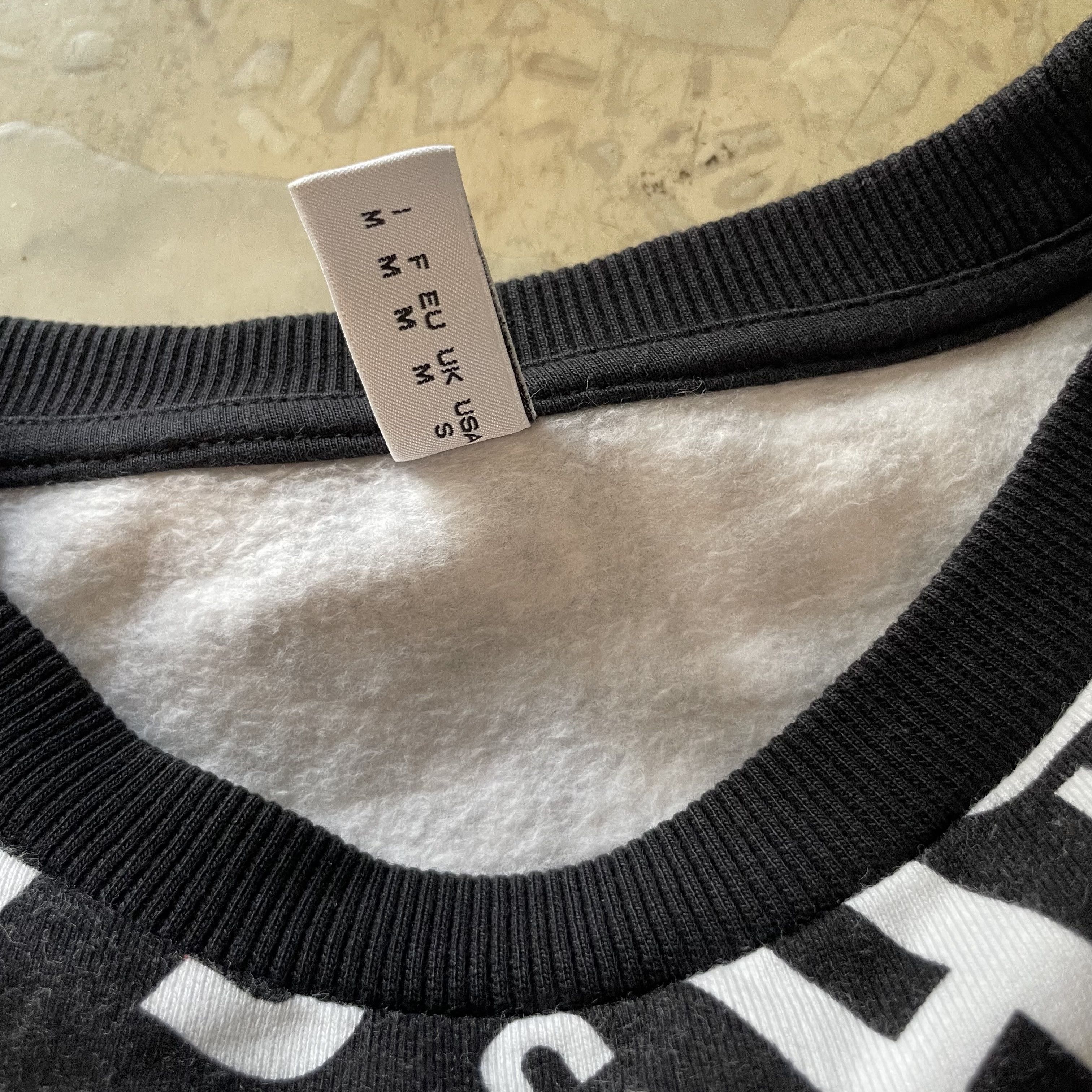 Moschino Moschino Black & White All Over Print Crewneck Size S / US 4 / IT 40 - 5 Thumbnail