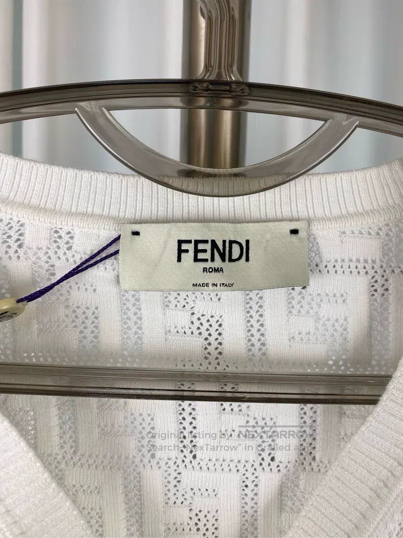 Fendi Fendi 23 spring-summer white three-dimensional full print Size XS / US 0-2 / IT 36-38 - 5 Thumbnail