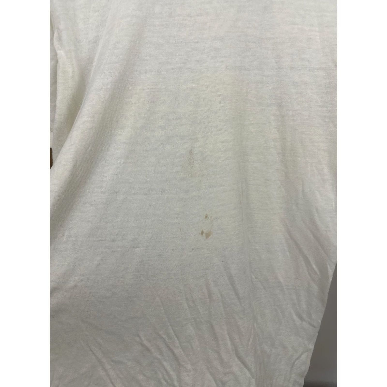 Gustin Austin Manor T-Shirt 40 VTG 80s 5050 Single Stitch Paper Thin Super Worn Burnout Size US L / EU 52-54 / 3 - 7 Thumbnail
