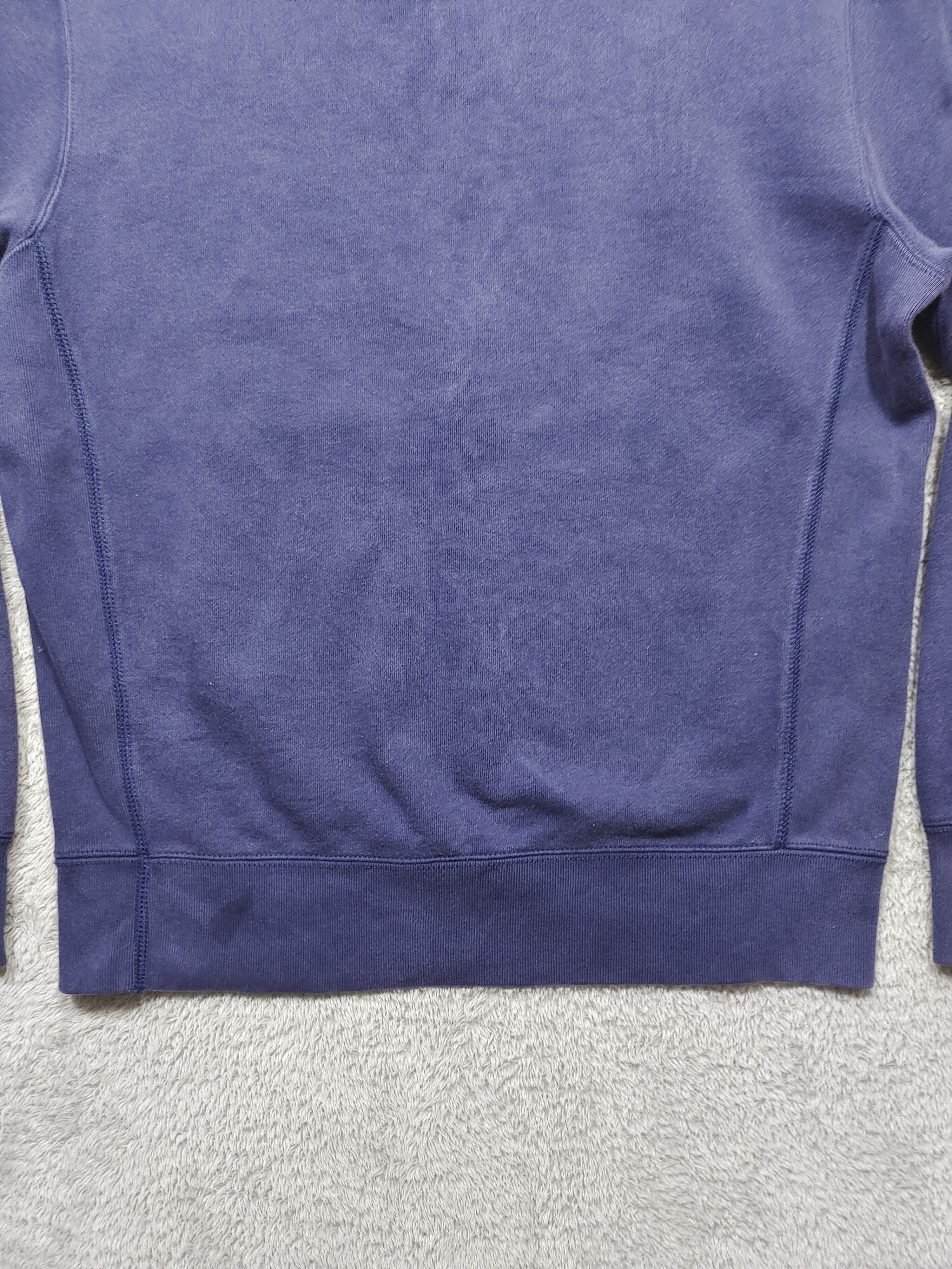 Ralph Lauren DISTRESSED RALPH LAUREN PURPLE INDIGO CREWNECK SWEATSHIRT Size US M / EU 48-50 / 2 - 4 Thumbnail
