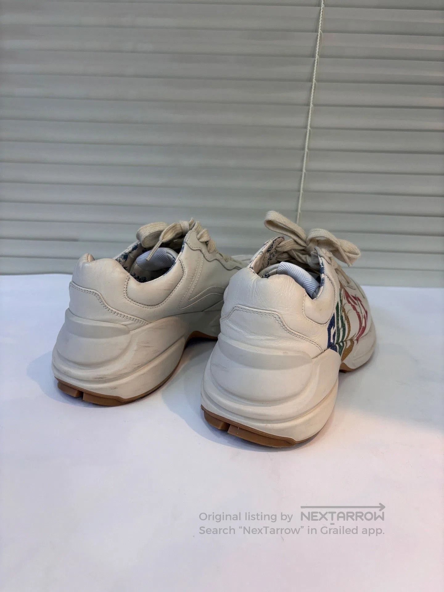 Gucci Gucci Classic Rainbow Logo Dad Shoes. Size US 5 / IT 35 - 5 Thumbnail