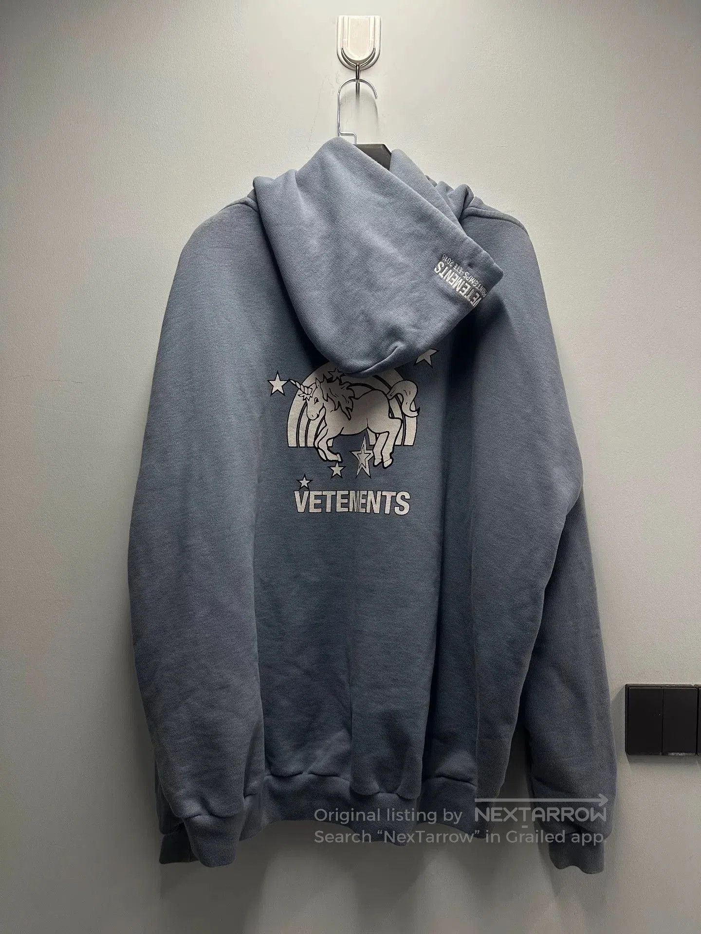 Vetements Blue Unicorn Unisex Sweatshirt. Size XS / US 0-2 / IT 36-38 - 2 Thumbnail