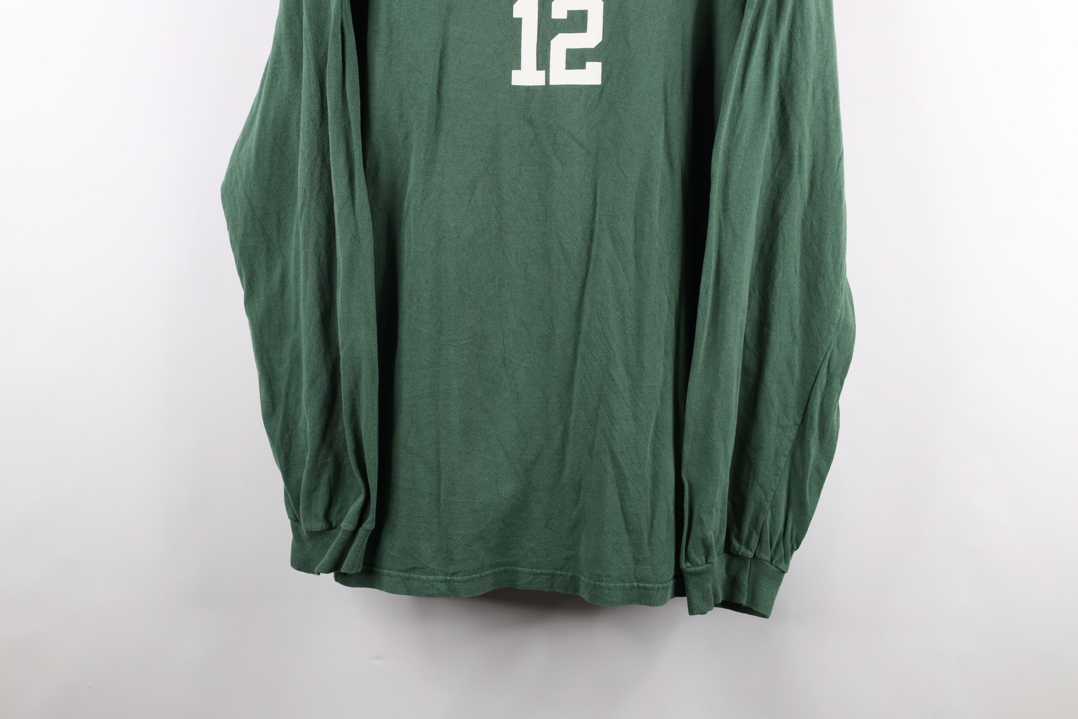 Vintage Retro Aaron Rodgers Green Bay Packers Long Sleeve T-Shirt Size US XL / EU 56 / 4 - 3 Thumbnail