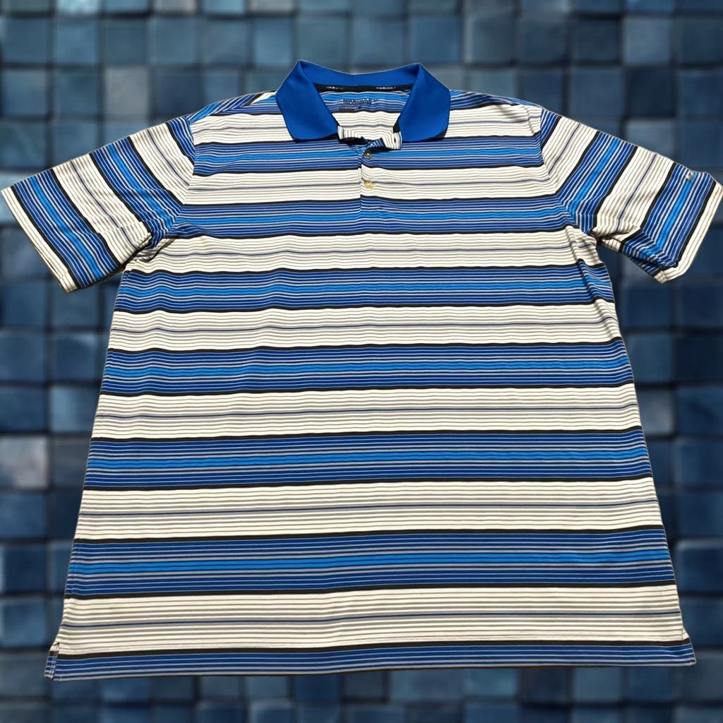 Nike Nike Golf Polo Shirt XL Mens Multicolor Striped Short Sleeve Dri-Fit Tour Performance Size US XL / EU 56 / 4 - 1 Thumbnail