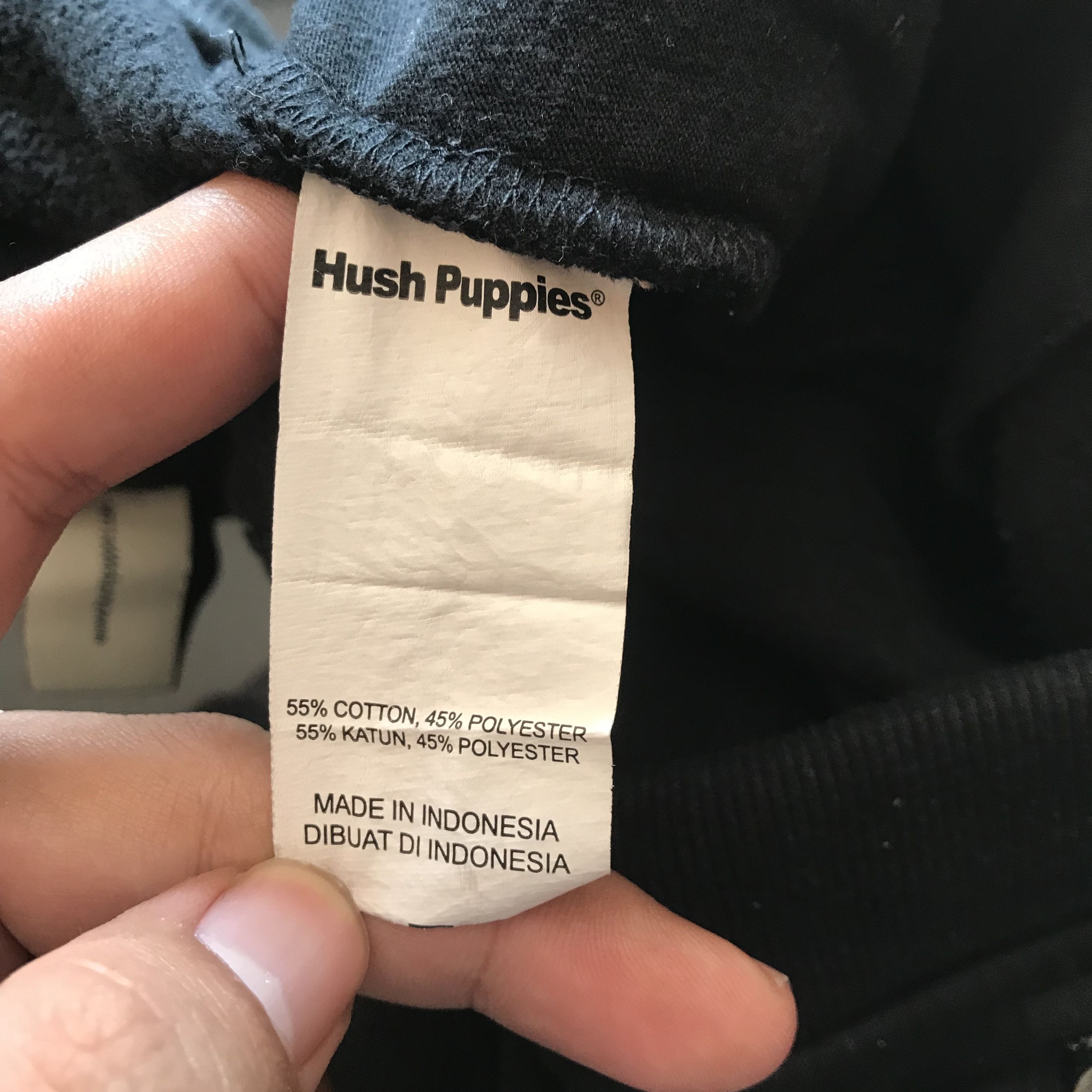 Hush Puppies Hush Puppies Black Jogger pants trainning pants Size 34 Size US 34 / EU 50 - 3 Thumbnail