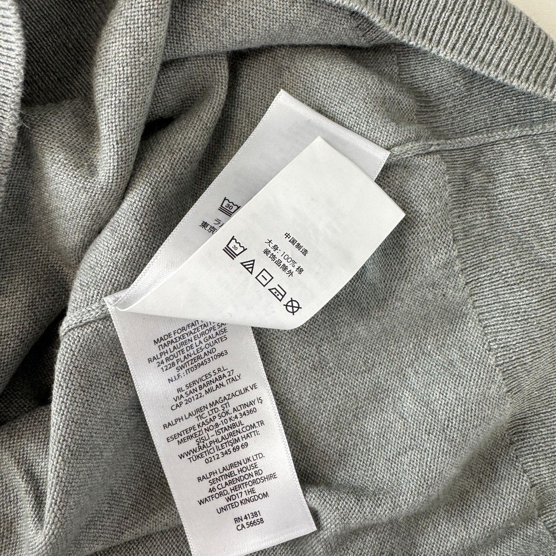 Polo Ralph Lauren Slim Fit Pima Cotton Sweater Size US XL / EU 56 / 4 - 5 Thumbnail