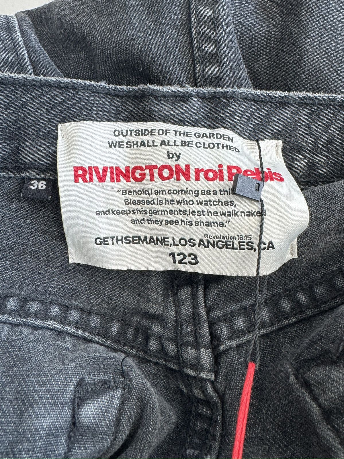 RRR-123 Rivington Roi Boi He Rose 3 Double Layer Pant Size US 36 / EU 52 - 9 Thumbnail