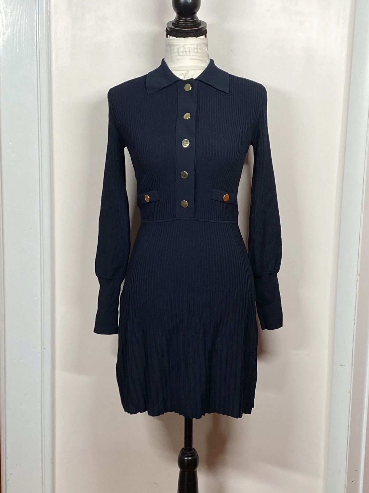 Veronica Beard Veronica Beard Long Sleeve Knit Dress size XS Size XS / US 0-2 / IT 36-38 - 1 Thumbnail