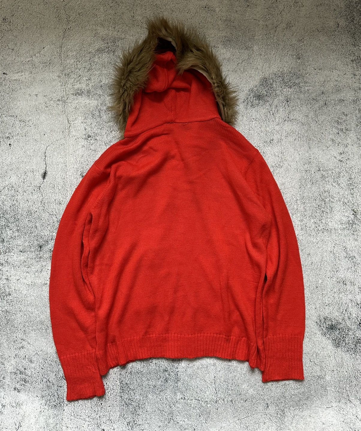 Japanese Brand If Was Six Nine Style Women's Faux Fur Hoodie Orange Size L / US 10 / IT 46 - 8 Thumbnail
