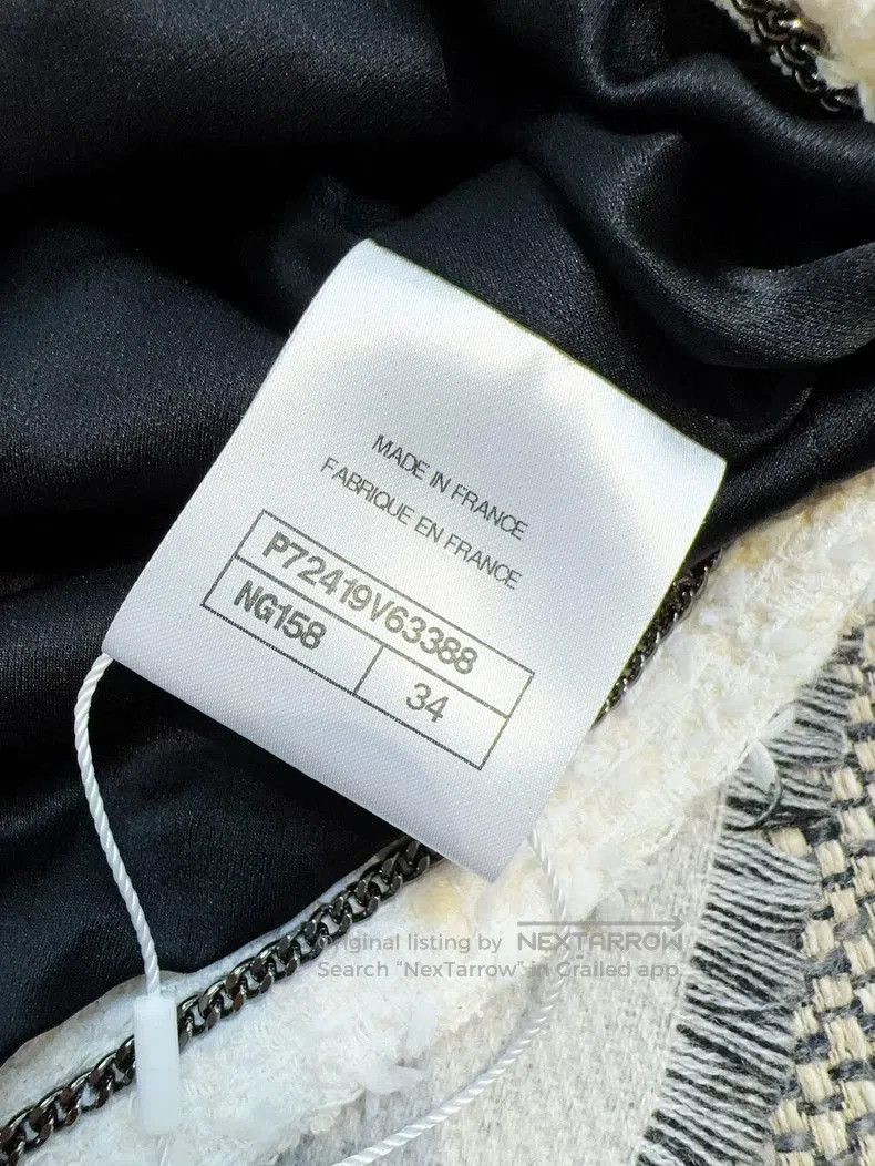 Chanel Chanel Black White Short Jacket. Size S / US 4 / IT 40 - 6 Thumbnail