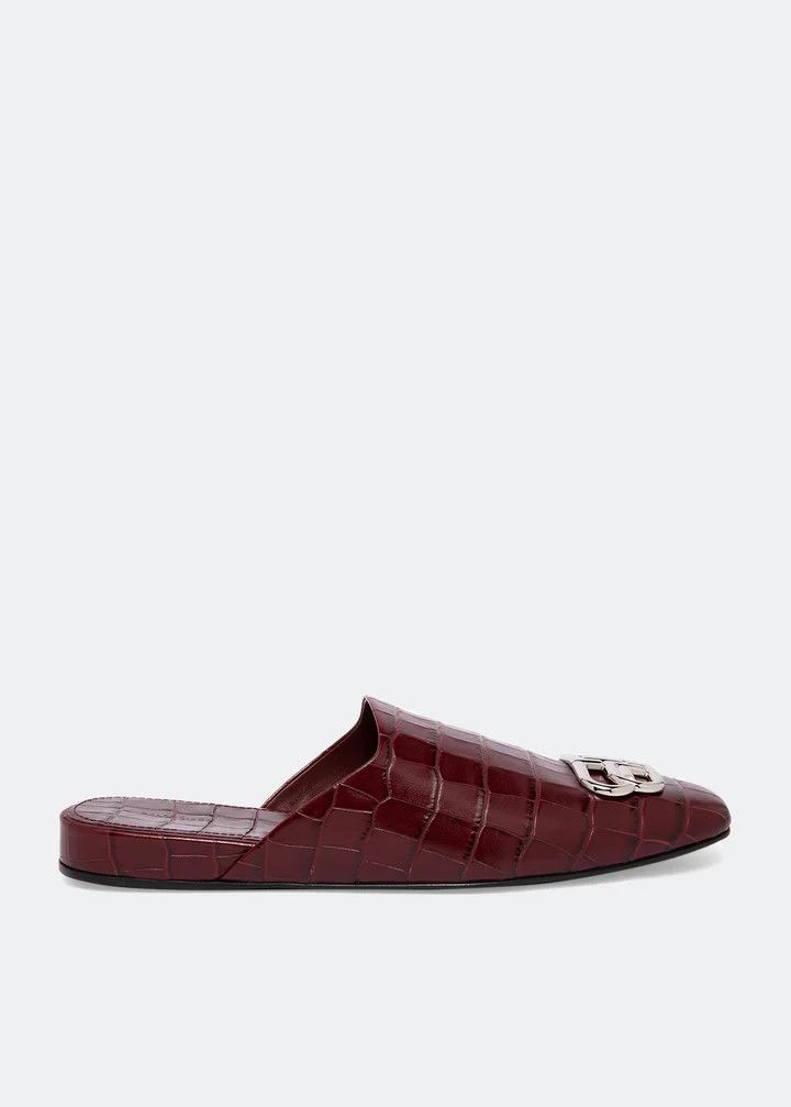 Balenciaga o1srvl11e0326 Cosy BB Mules in Burgundy Size US 7 / IT 37 - 1 Thumbnail