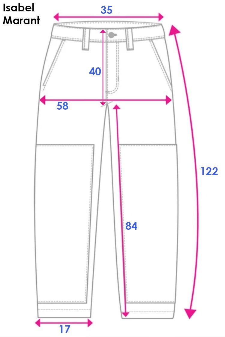 Designer × Isabel Marant Isabel Marant Denim Cargo Pants Pink Womens Size 34 Size 34" / US 12 / IT 48 - 17 Thumbnail