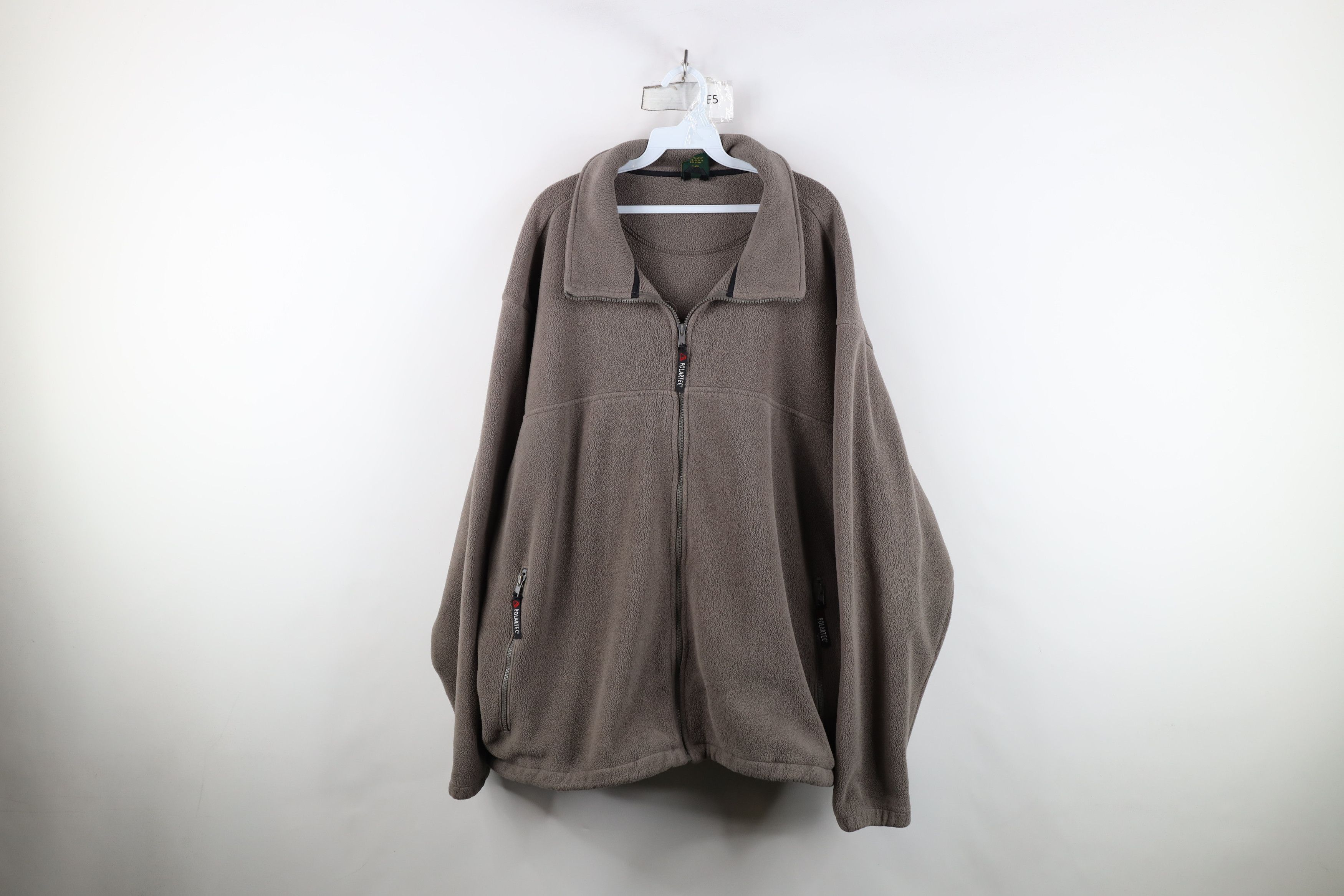 Cabelas Vintage 90s Cabelas Polartec Fleece Full Zip Jacket Gray Size US XXL / EU 58 / 5 - 1 Thumbnail