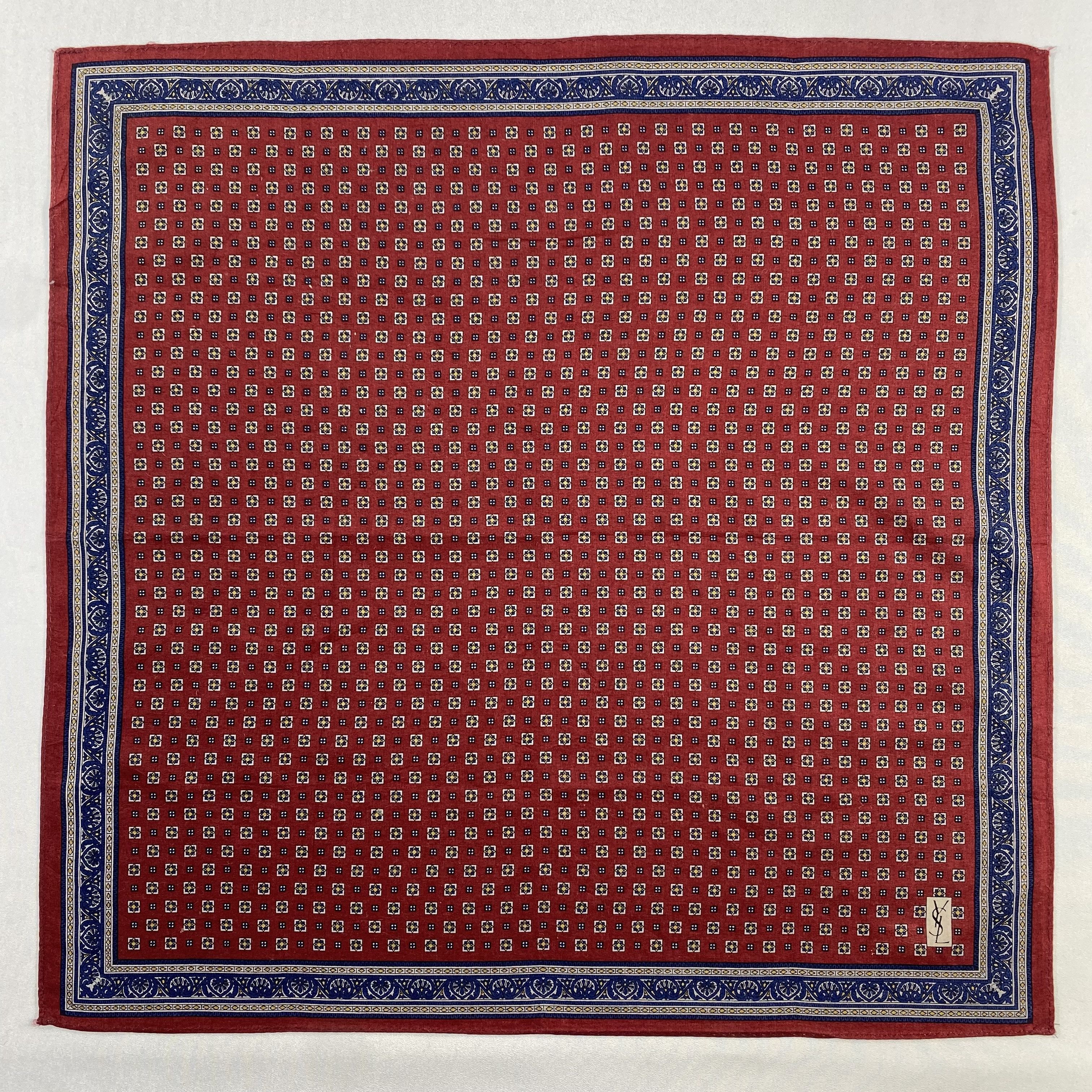 Vintage Yves Saint Laurent Handkerchief / Neckerchief-P1463 Size ONE SIZE - 1 Thumbnail