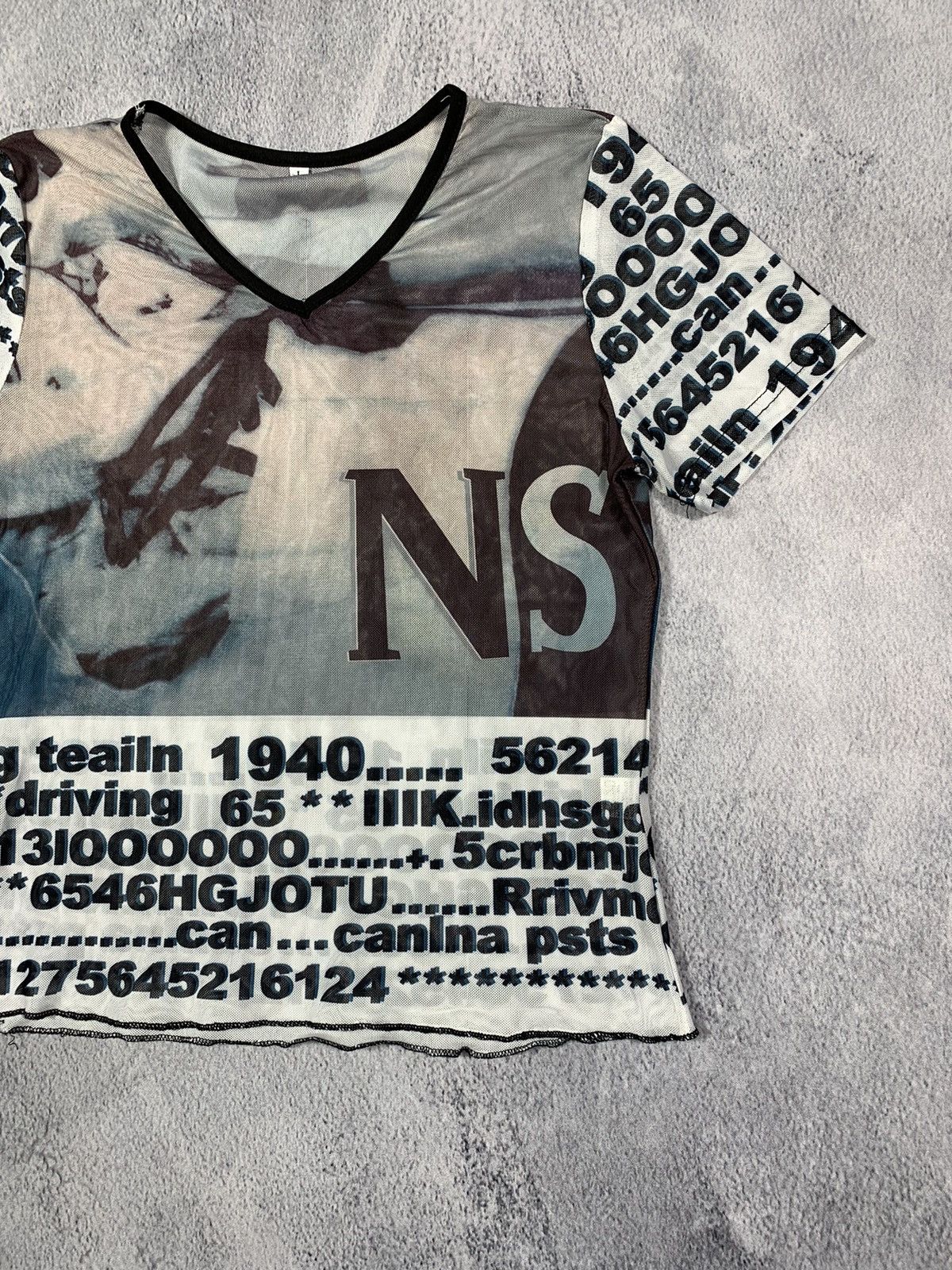 Vintage Vintage Y2K style all over mesh tee Japanese size L Size L / US 10 / IT 46 - 3 Thumbnail