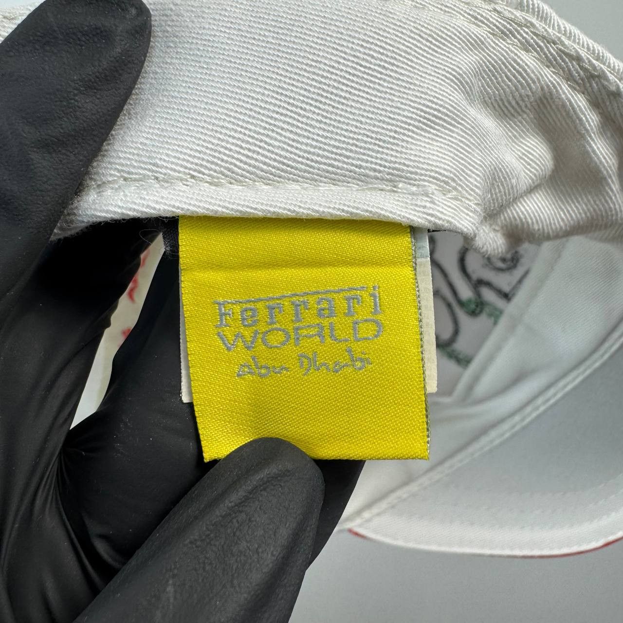 Ferrari Ferrari World Abu Dhabi Official Camel Cap White Hat Size ONE SIZE - 10 Thumbnail