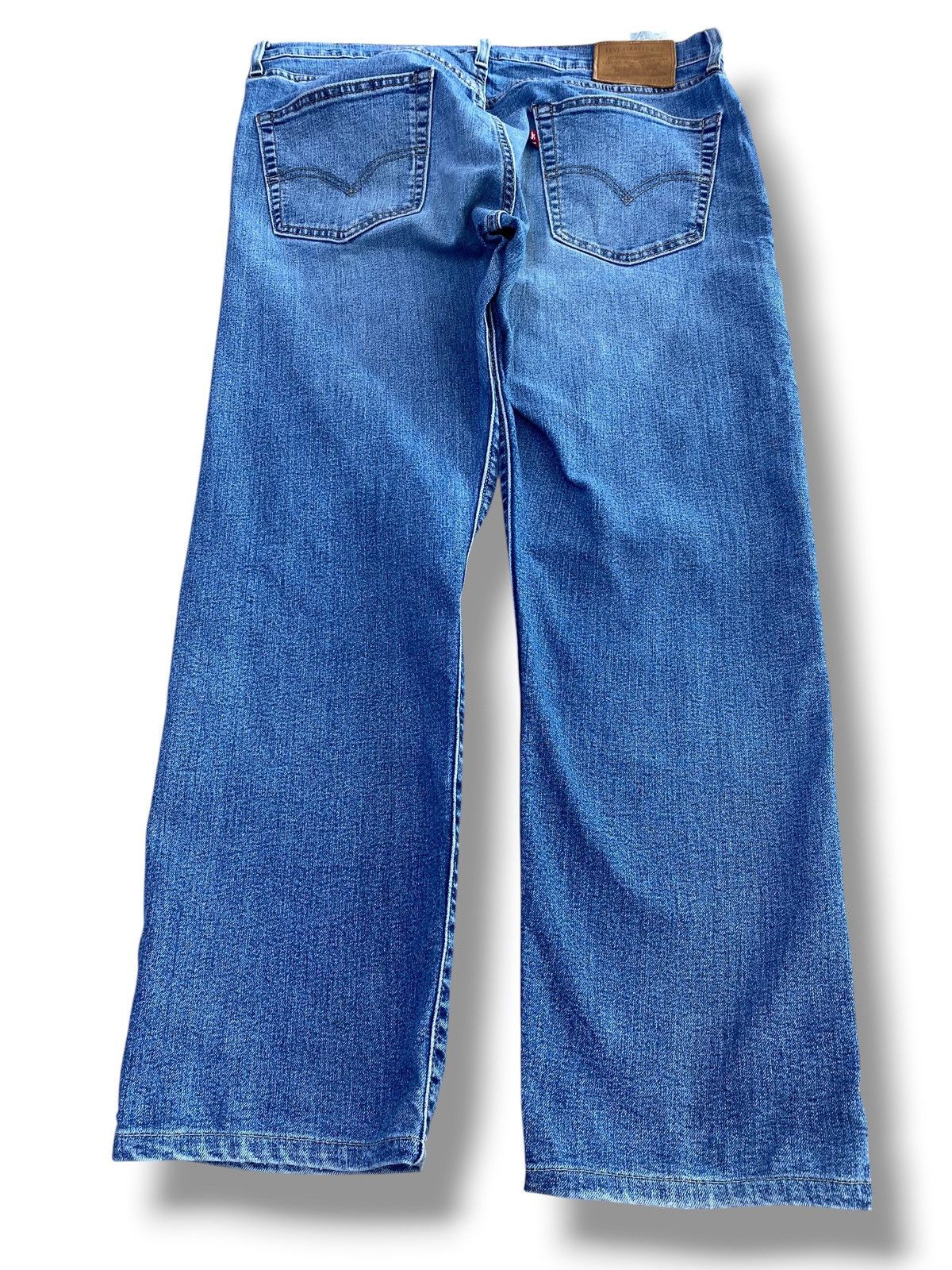 Levi's Vintage Levi’s 502 Blue Acid Wash Style Ripped Jeans Size US 34 / EU 50 - 3 Thumbnail