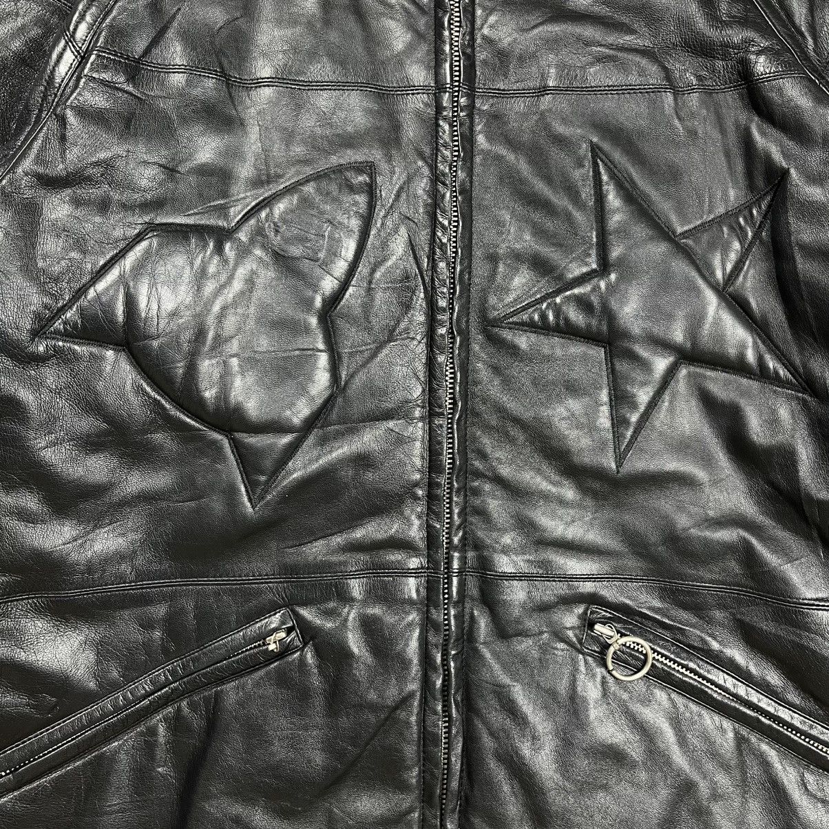 Issey Miyake Archive Vintage 80s / 90s Issey miyake star leather jacket Size US M / EU 48-50 / 2 - 7 Thumbnail