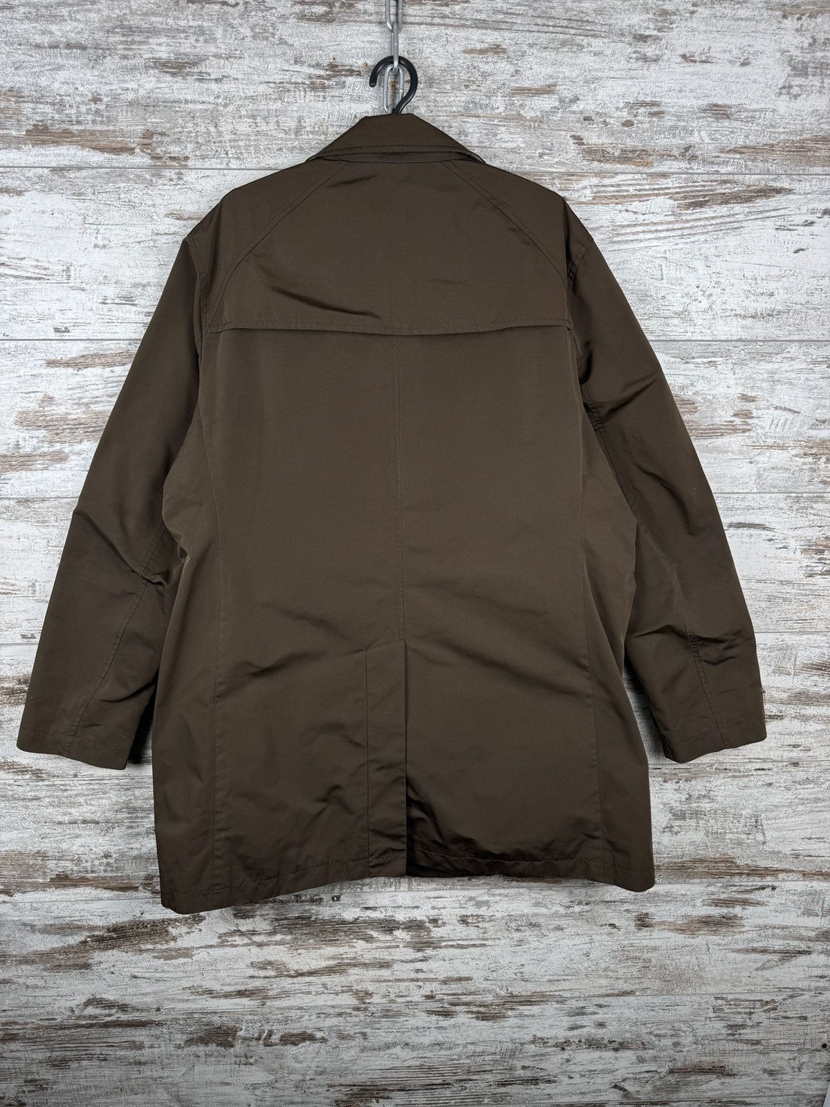 Burberry × Vintage Mens Burberry Brit brown coat trench jacket luxury brown Size US XL / EU 56 / 4 - 13 Thumbnail