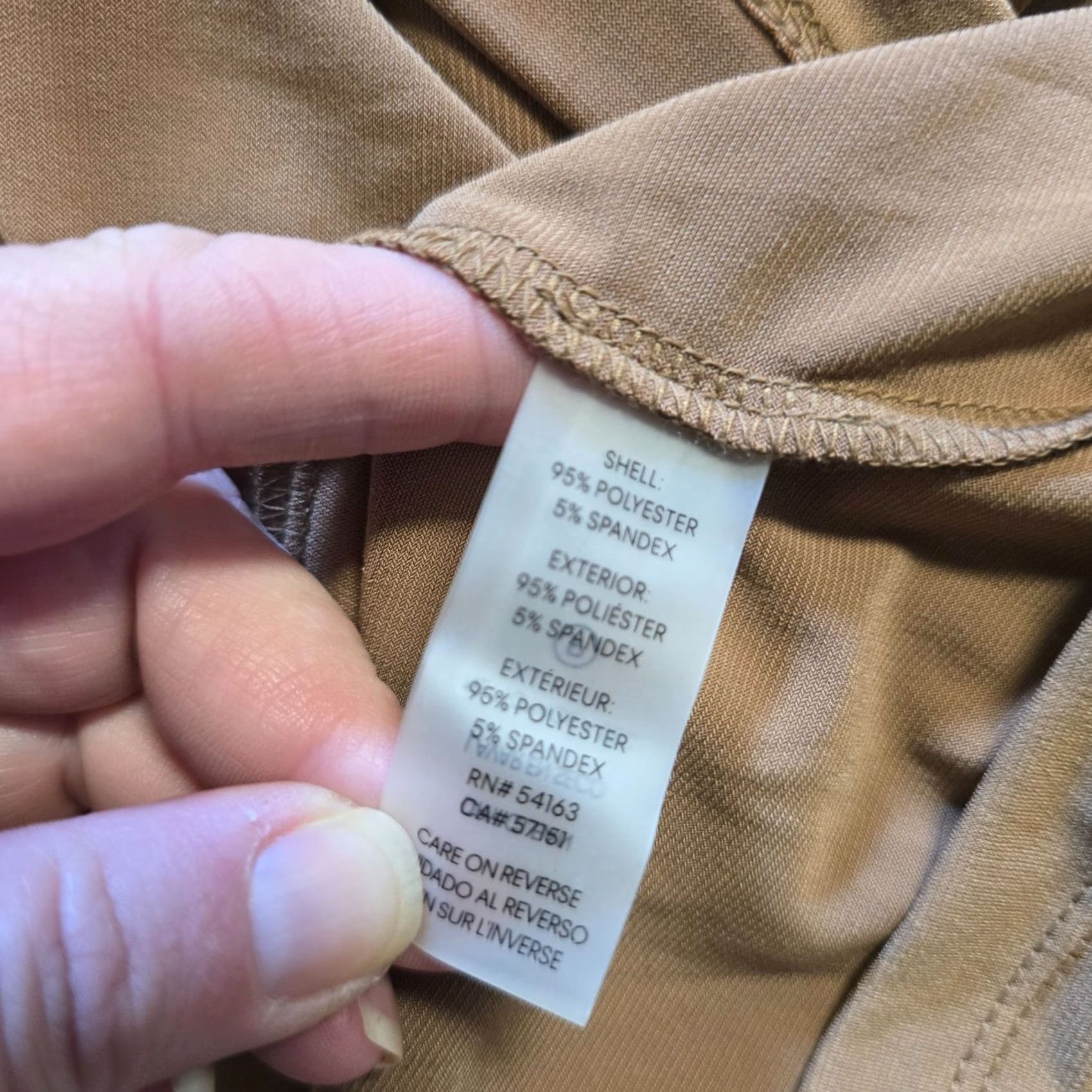 Calvin Klein Calvin Klein Tank Womens 2X Brown Stretch Sleeveless V-Neck Casual Knit Polyester Tank Top Layer Basic Size XXL / US 16-18 / IT 52-54 - 7 Thumbnail