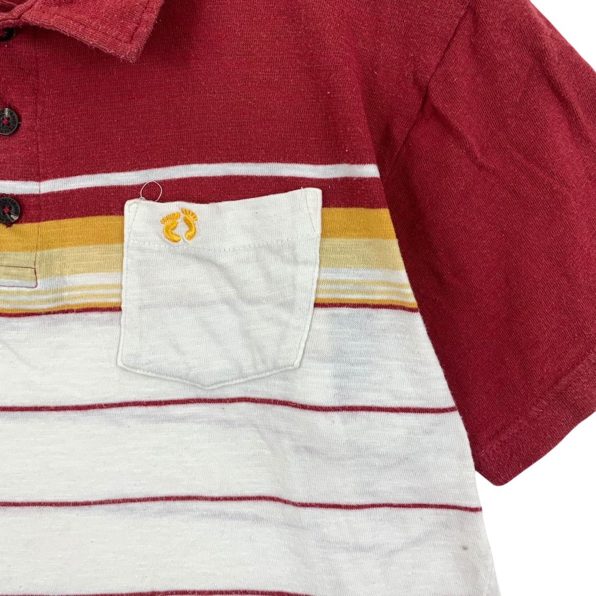 Hang Ten Vintage HANG TEN HAWAII Striped Pocket Polo Tee Shirt Top Size US L / EU 52-54 / 3 - 5 Thumbnail