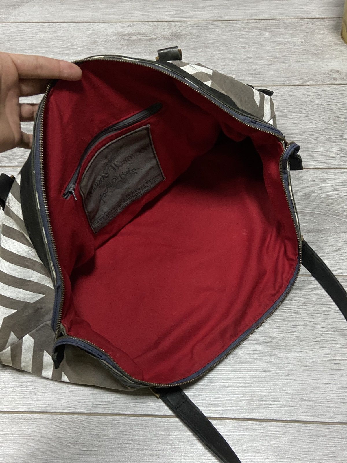 Vivienne Westwood Vivienne Westwood RARE anglomania check tote handle bag Size ONE SIZE - 5 Thumbnail