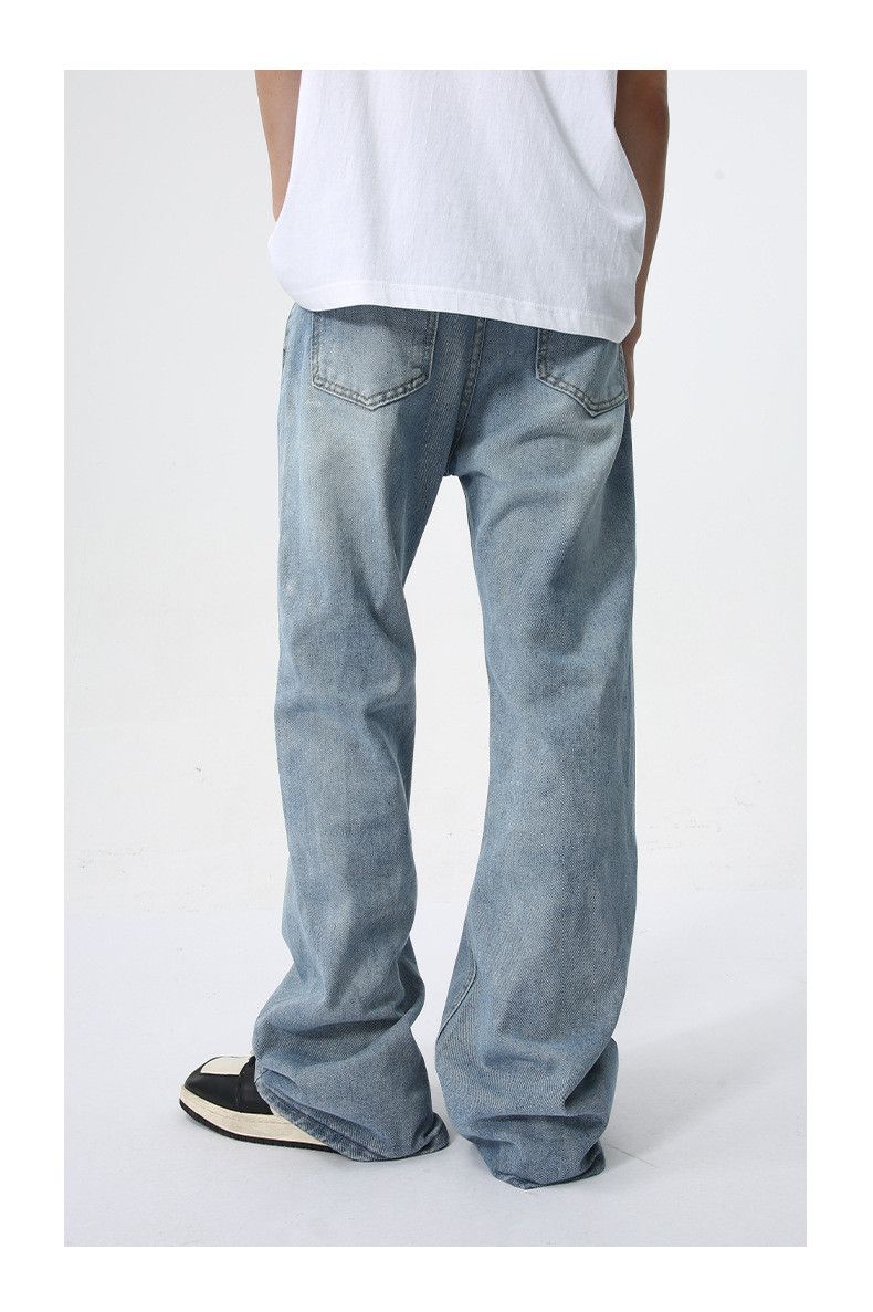 Japanese Brand × Jean Light blue flared washed jeans Size US 32 / EU 48 - 5 Thumbnail