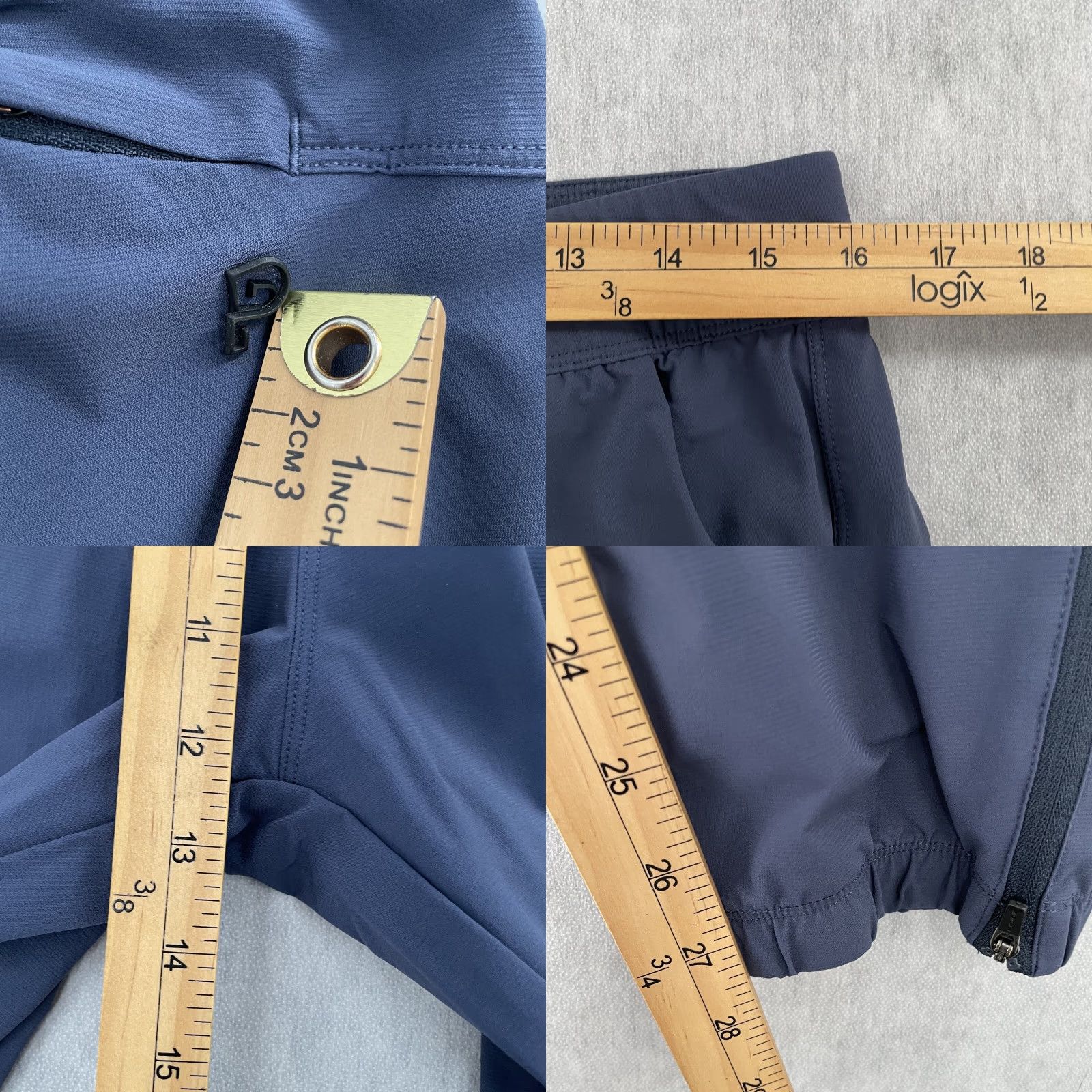 Vintage Public Rec Pants Jogger Adult 34 Blue All Day Every Day Stretch Ankle Zip Mens Regular Size US 34 / EU 50 - 8 Thumbnail