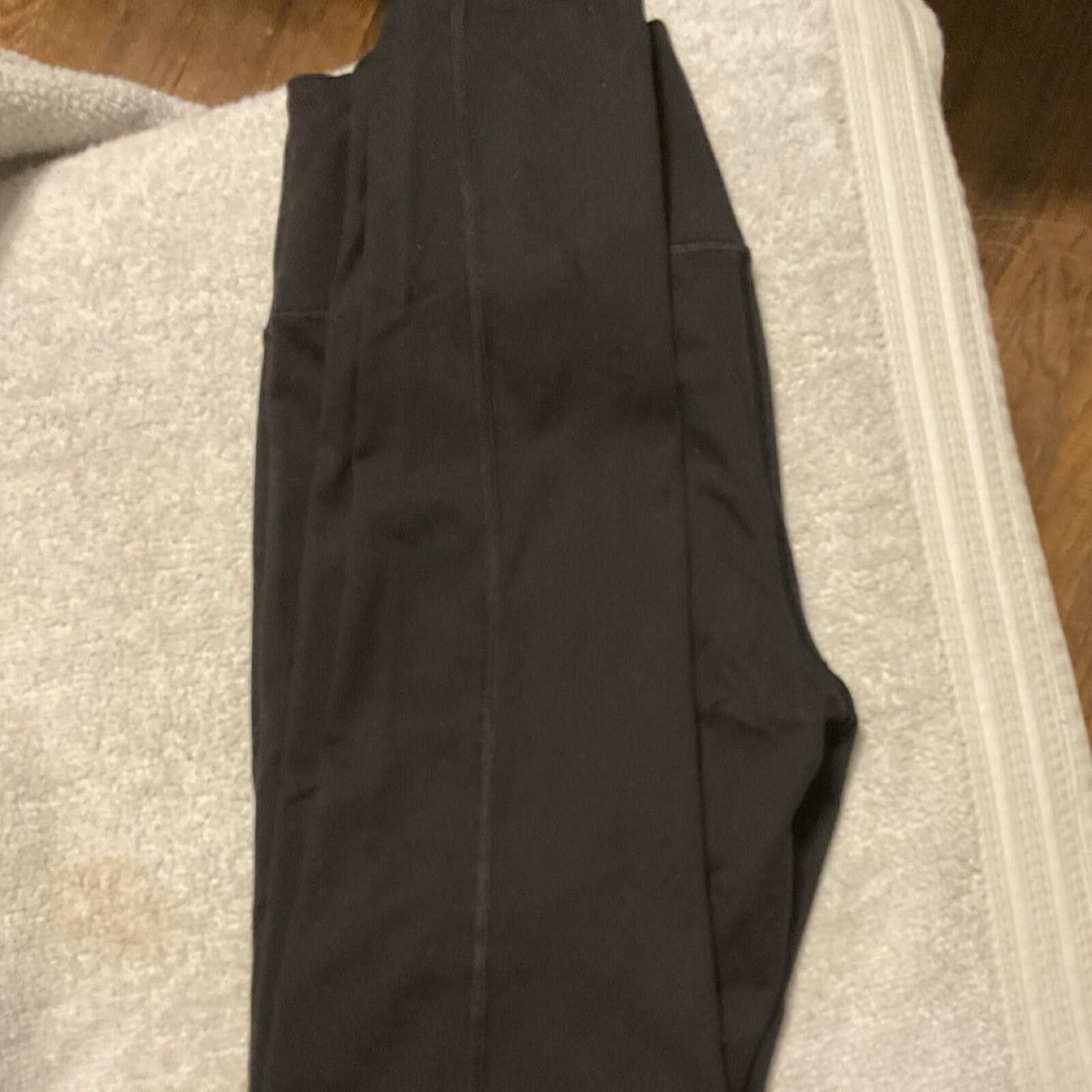 Victory Sportswear Victoria Sport Knockout Women's Black Ankle Leggings Size S Size 28" / US 6 / IT 42 - 4 Thumbnail
