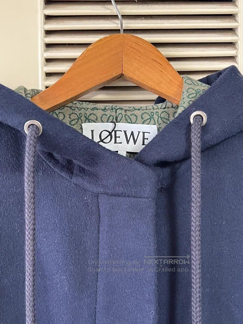 Loewe Loewe Women's Hooded Wool Jacket Size XXS / US 00 / IT 34 - 4 Thumbnail