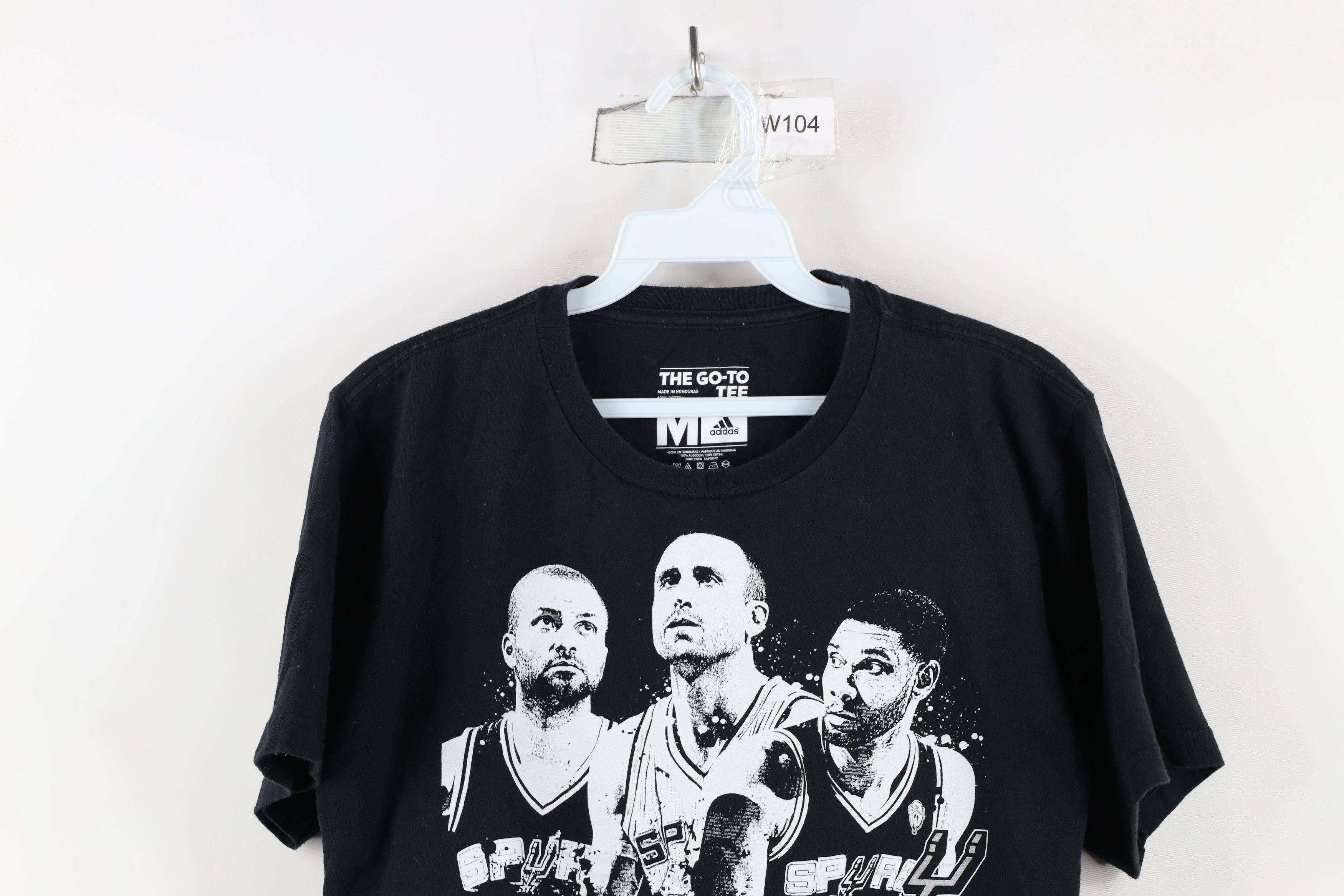 Adidas × Vintage Vintage Y2K Adidas Spurs Parker Ginobili Duncan T-Shirt Size US M / EU 48-50 / 2 - 2 Thumbnail