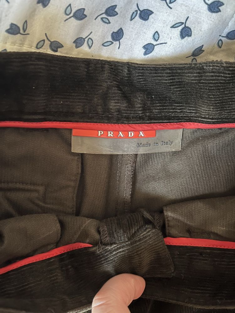 Prada Prada Vintage Velvet Pants Size US 28 / EU 44 - 2 Thumbnail