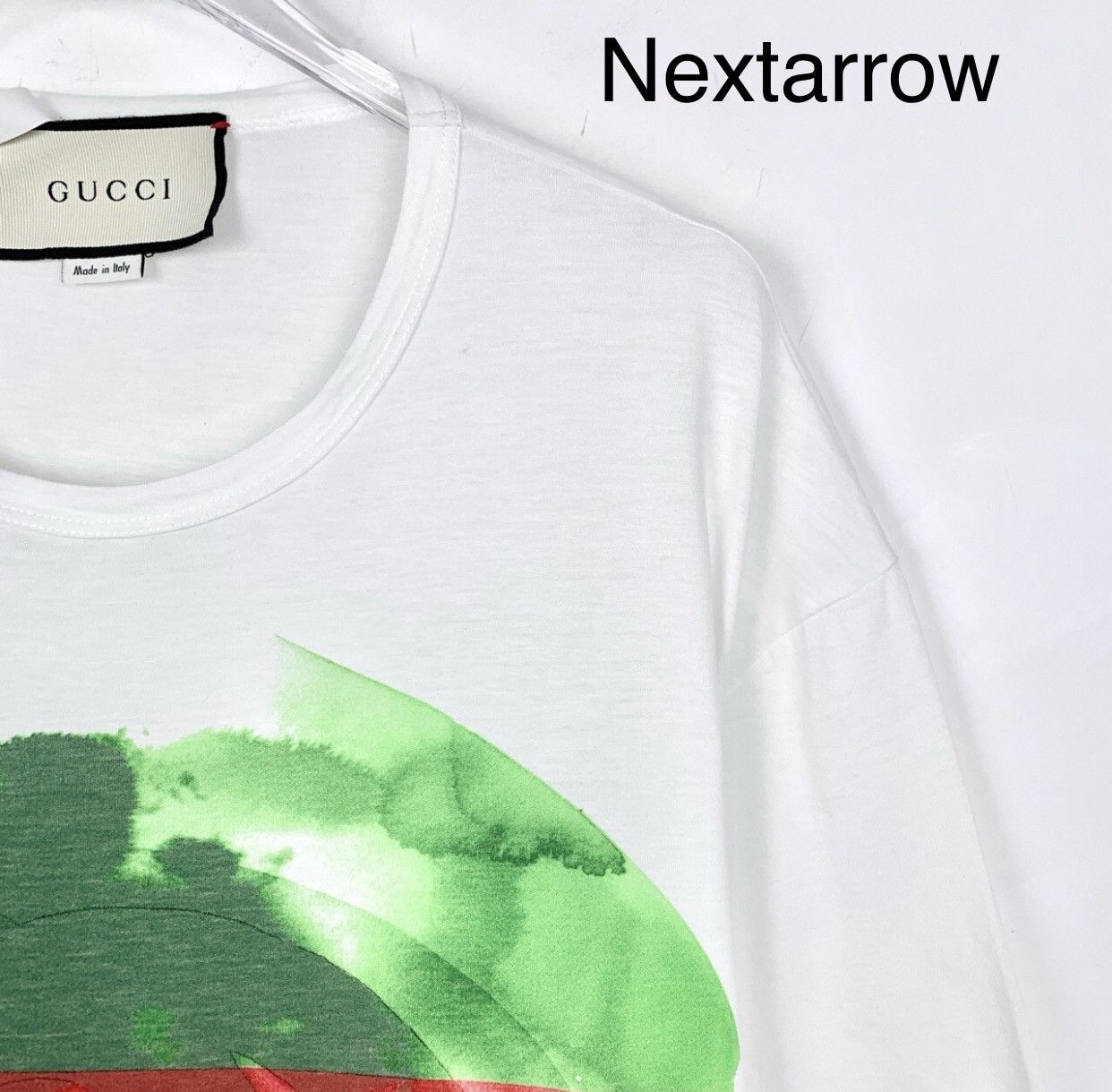 Gucci Gucci Ink Double G Printed Round Short sleeved T-shirt Size US L / EU 52-54 / 3 - 3 Thumbnail