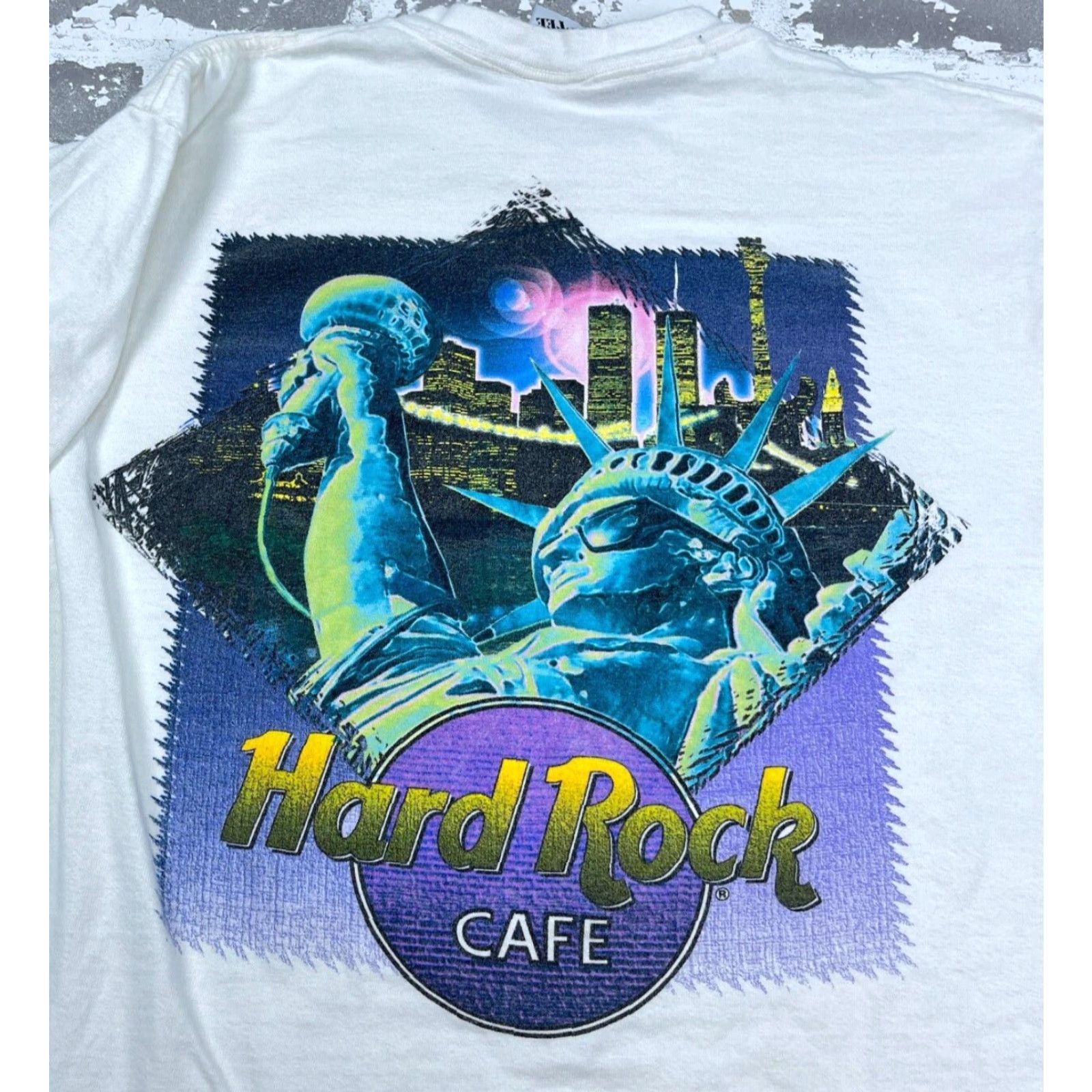 Hard Rock Cafe VINTAGE Hard Rock Cafe Shirt Men M White Graphic Print Logo 90s Retro Size US M / EU 48-50 / 2 - 3 Thumbnail