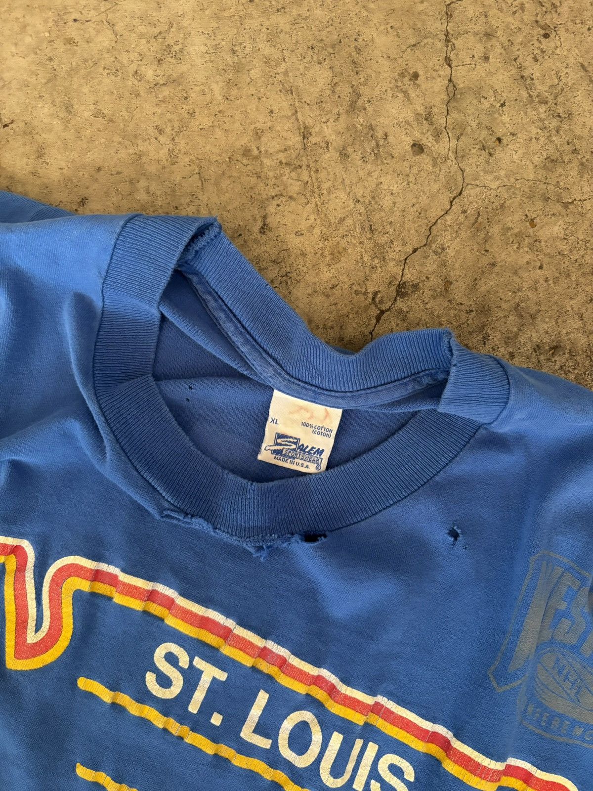 NHL × Vintage vintage blues tee Size US XL / EU 56 / 4 - 5 Thumbnail