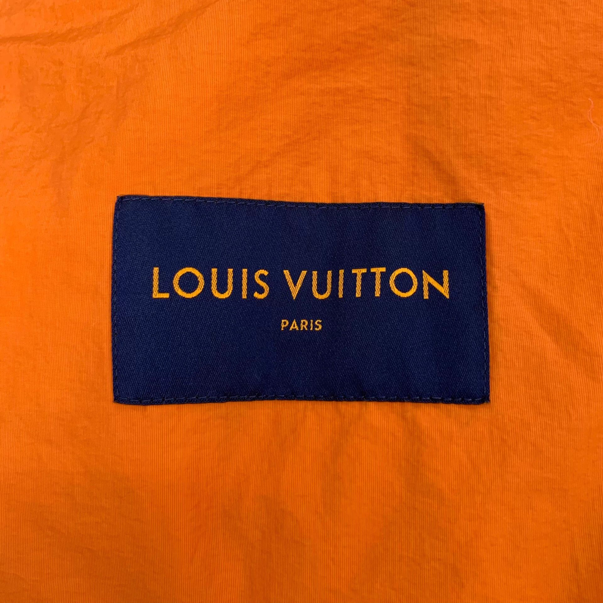 Louis Vuitton Louis Vuitton Orange Cotton Chain Zip Hoodie 46 S Size US S / EU 44-46 / 1 - 5 Thumbnail