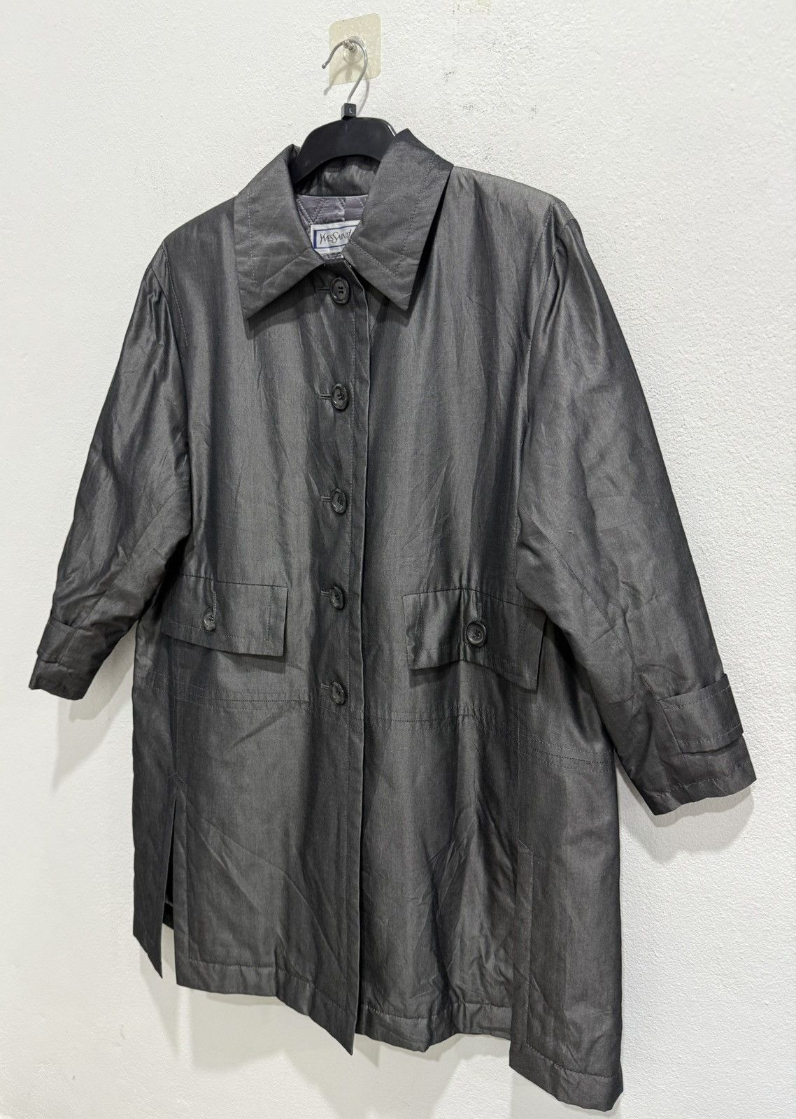 Yves Saint Laurent Yves Saint Laurent Oversized Long Jacket Size US S / EU 44-46 / 1 - 4 Thumbnail